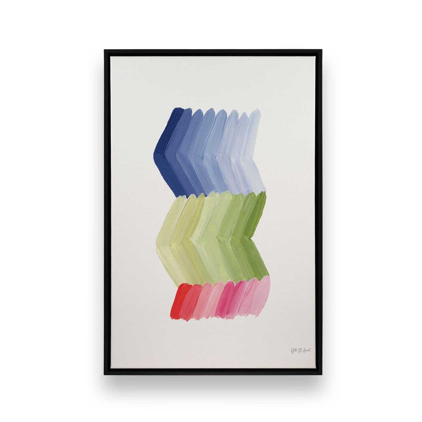 [Color:Satin Black], Picture of art in a Satin Black frame