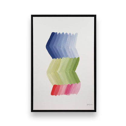 [Color:Satin Black], Picture of art in a Satin Black frame