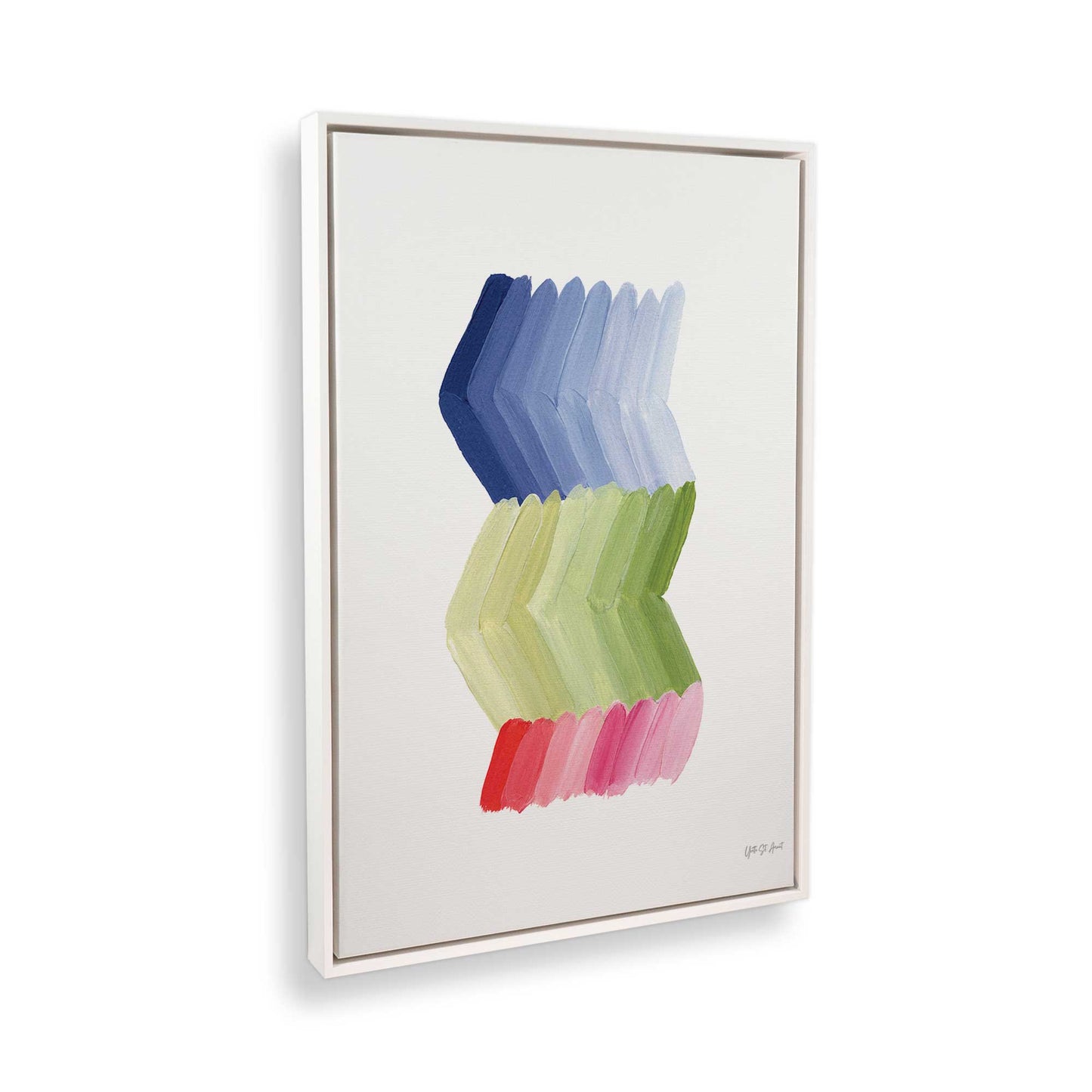 [Color:Opaque White], Picture of the corner of the art