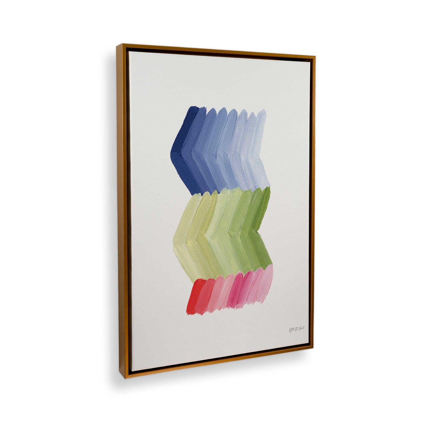 [Color:Polished Gold], Picture of the corner of the art