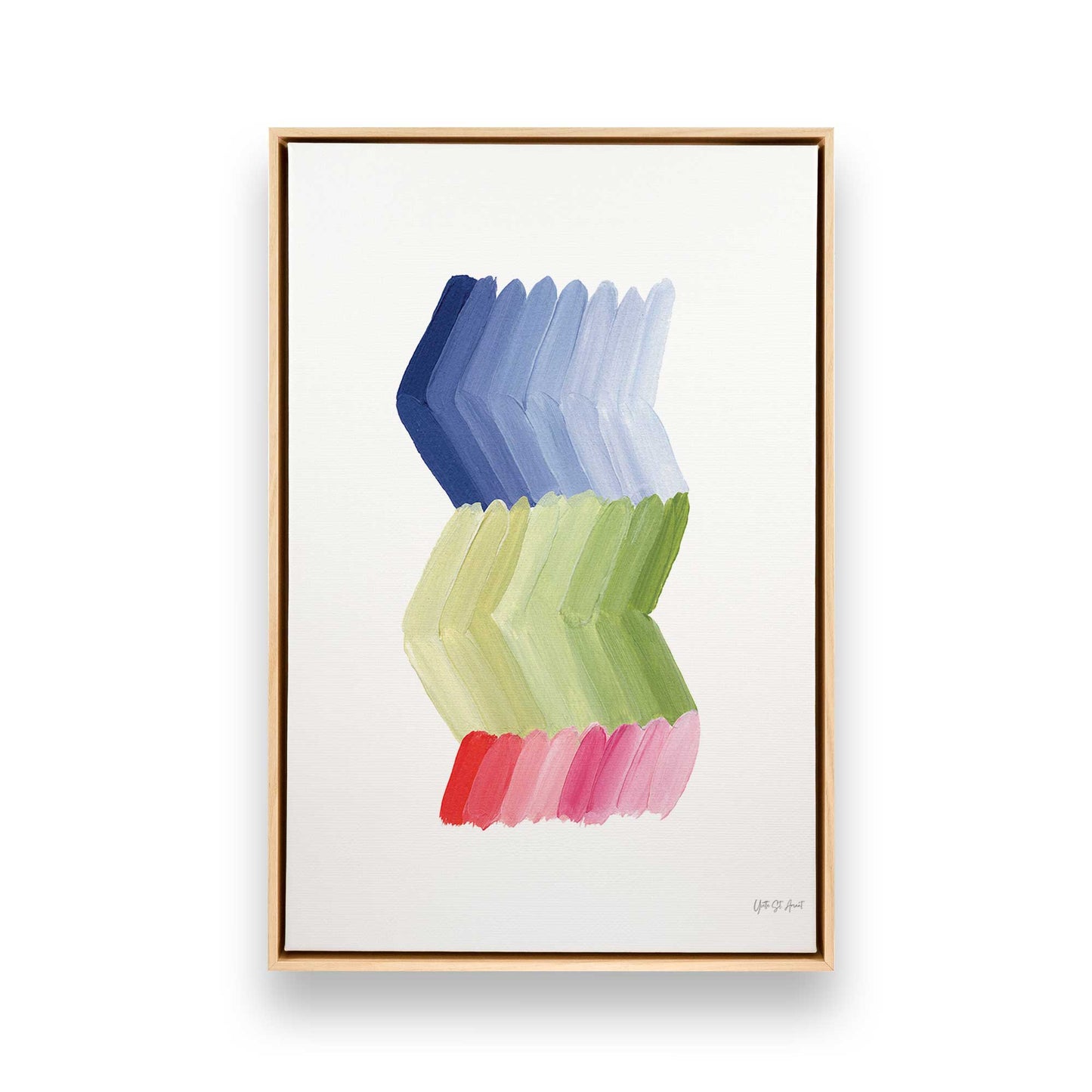 [Color:American Maple], Picture of art in a American Maple frame