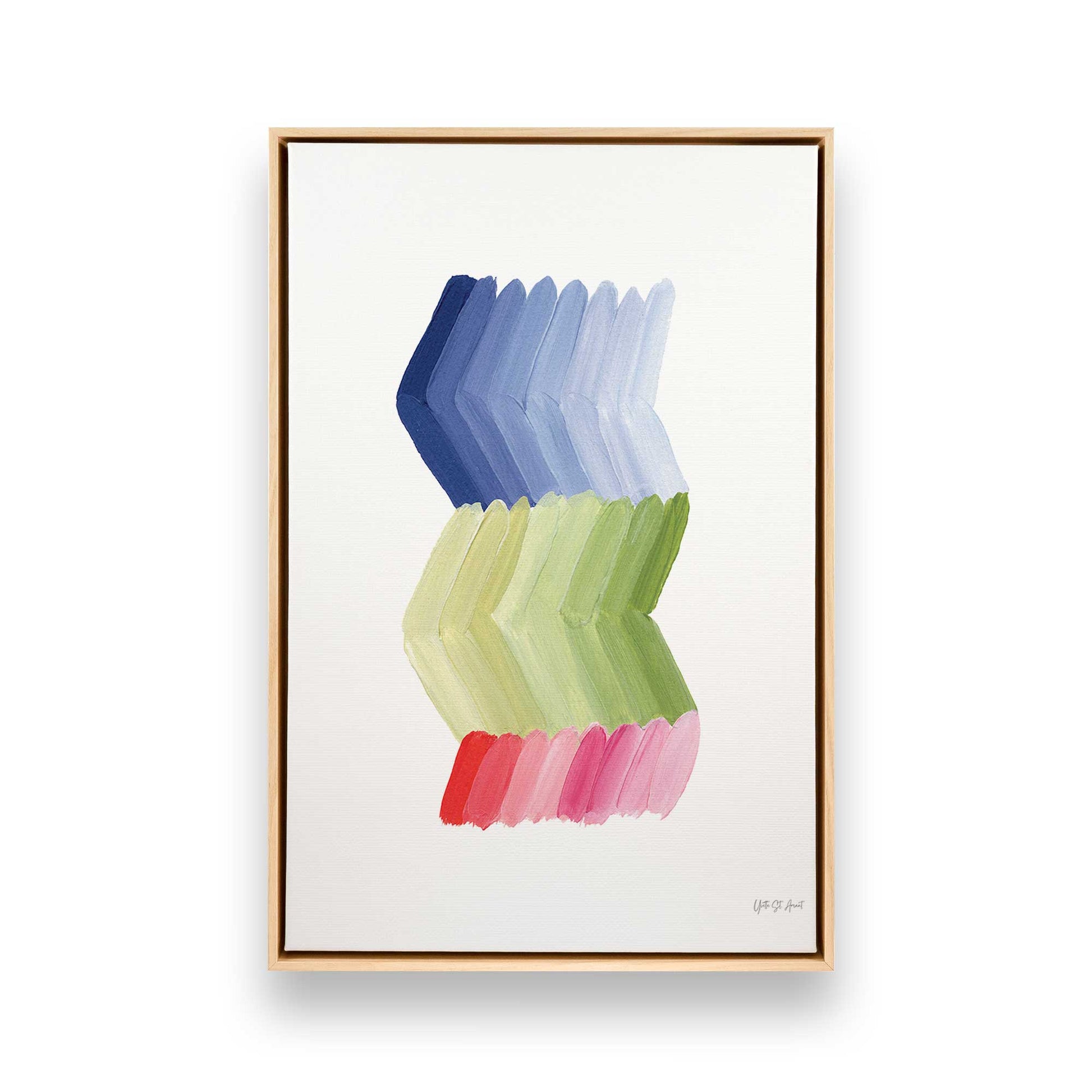 [Color:American Maple], Picture of art in a American Maple frame