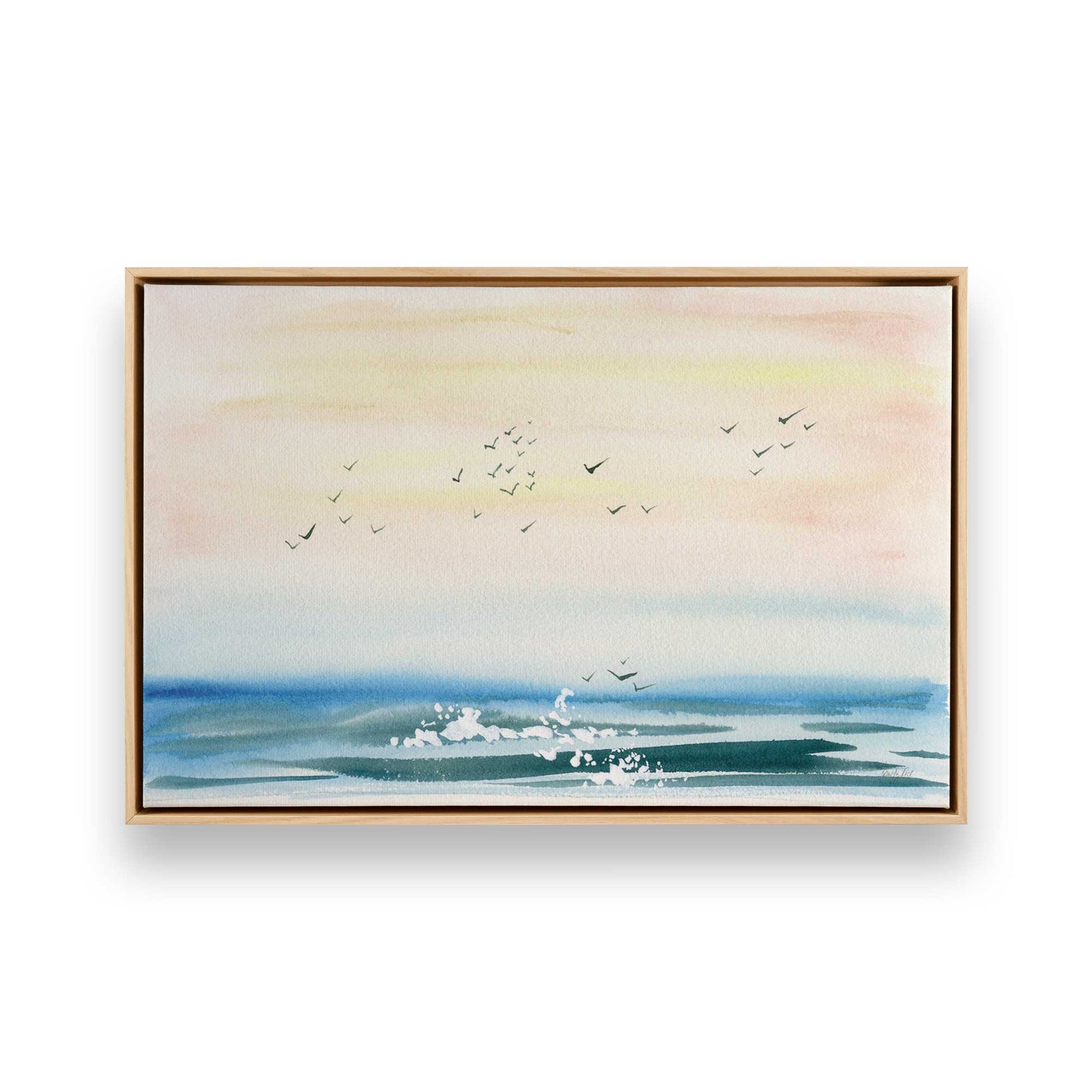 [Color:American Maple], Picture of art in a American Maple frame