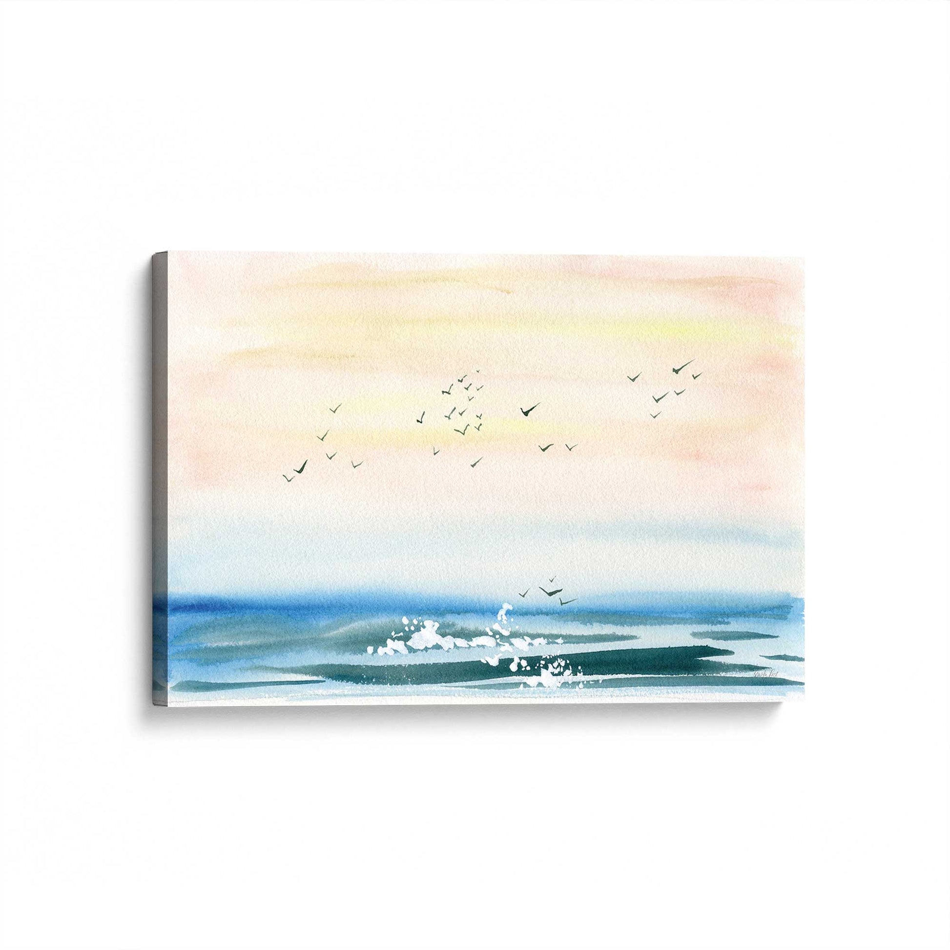 [Color:Stretched Canvas], Picture of art at an angle
