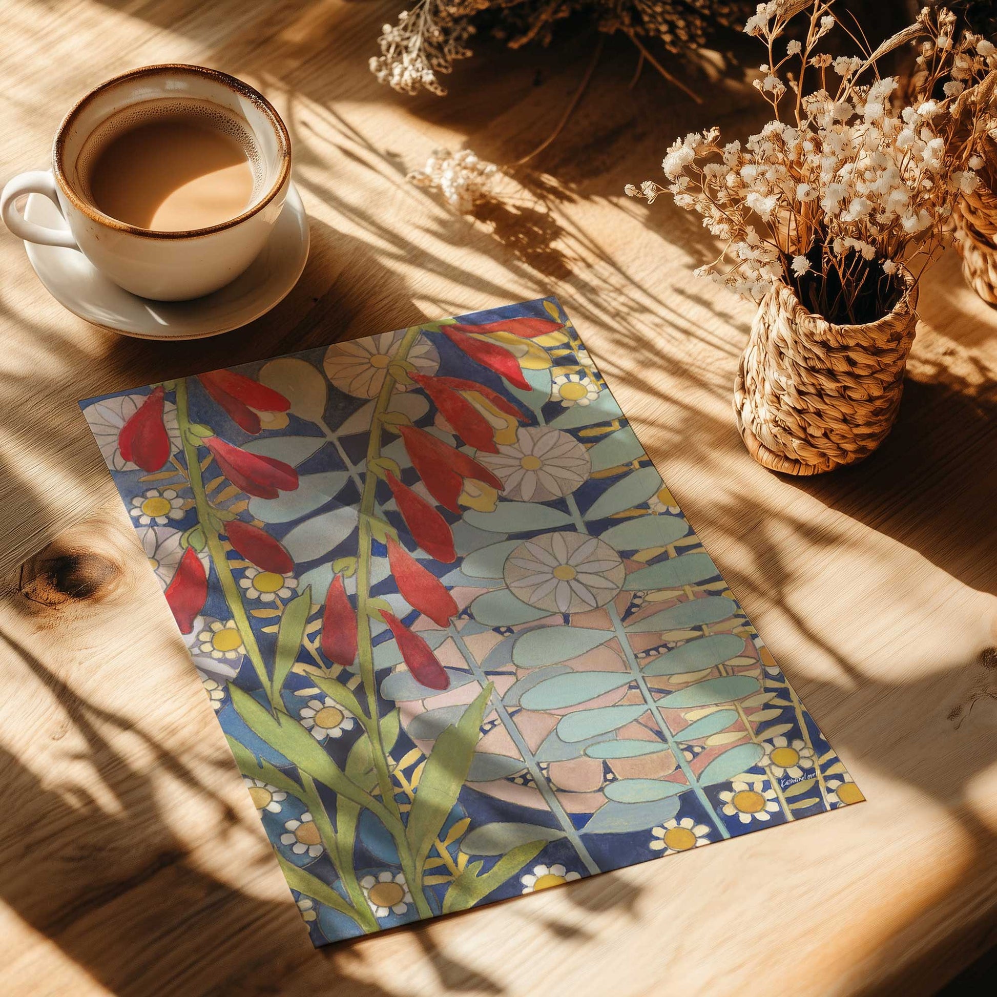 [Color:Rolled Print], Picture of close up of art