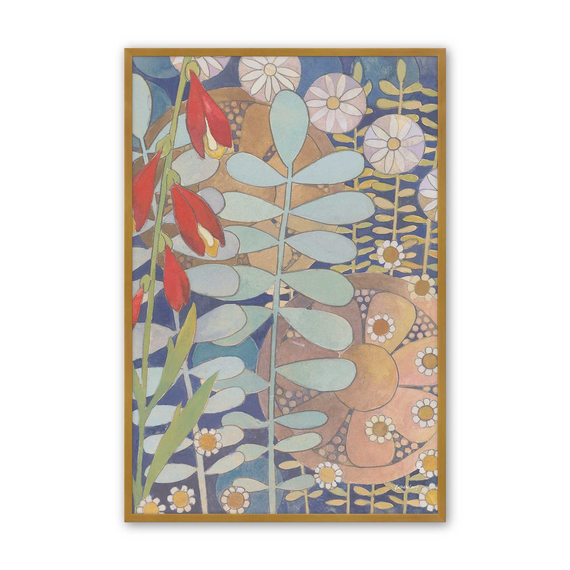[Color:Polished Gold], Picture of art in a Polished Gold frame