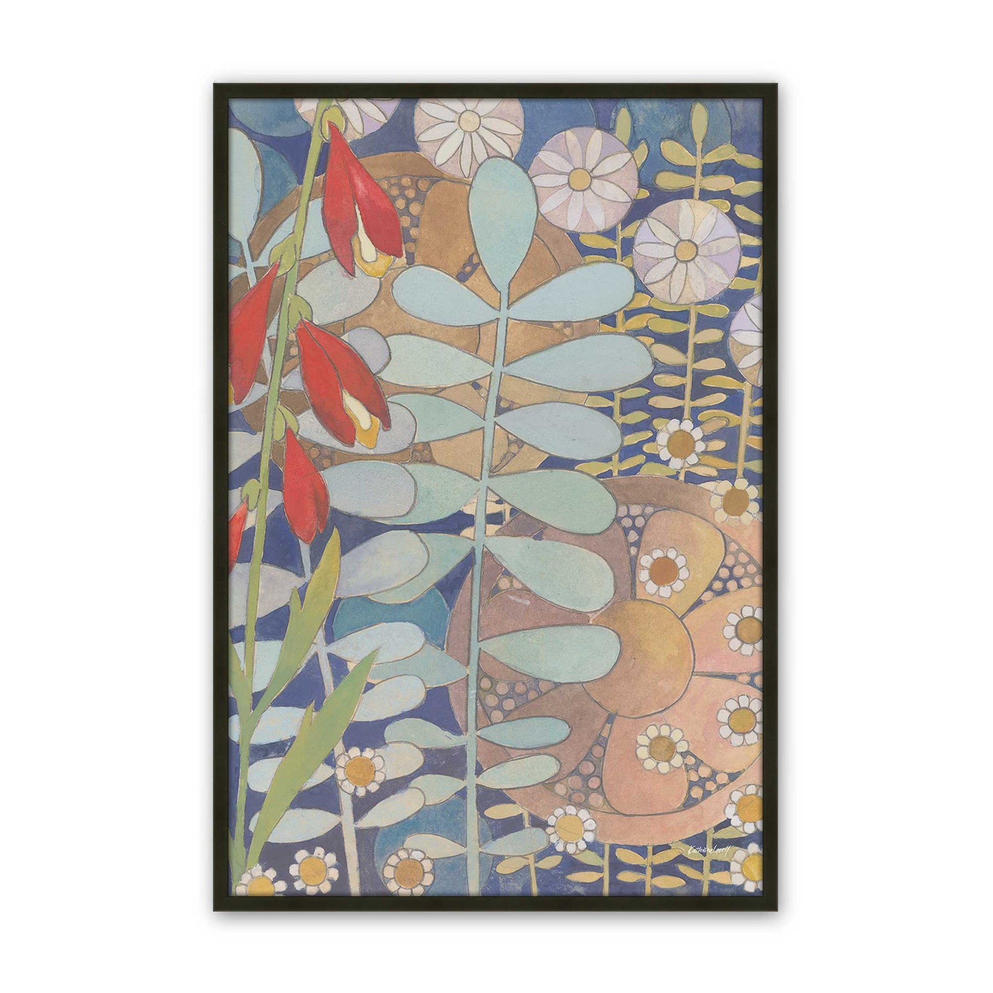 [Color:Satin Black], Picture of art in a Satin Black frame