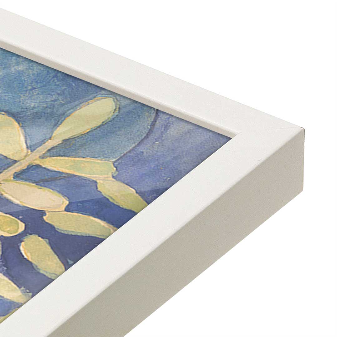 [Color:Opaque White], Picture of art in a Opaque White frame at an angle