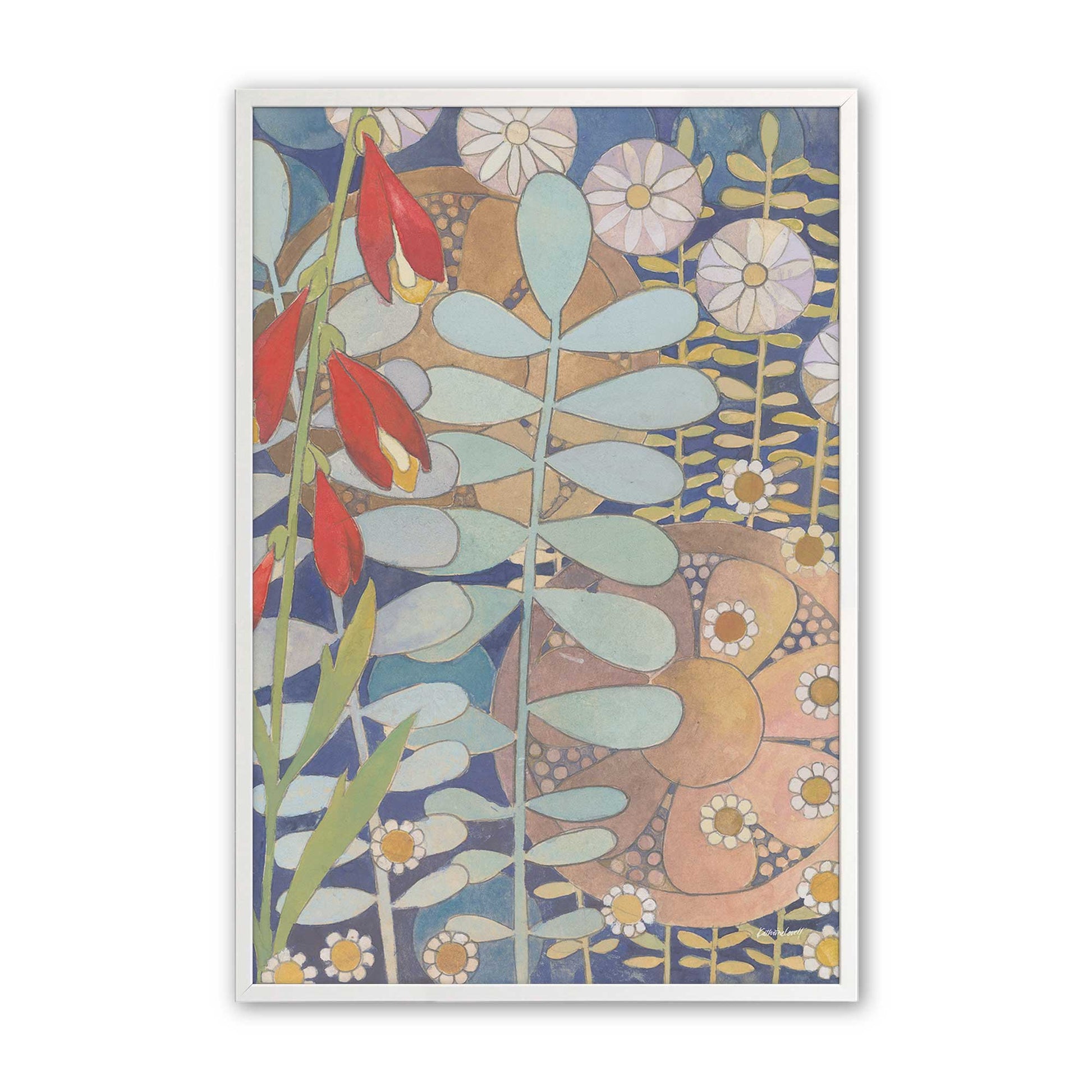 [Color:Opaque White], Picture of art in a Opaque White frame