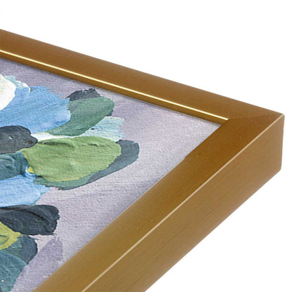 [Color:Polished Gold], Picture of art in a Polished Gold frame at an angle