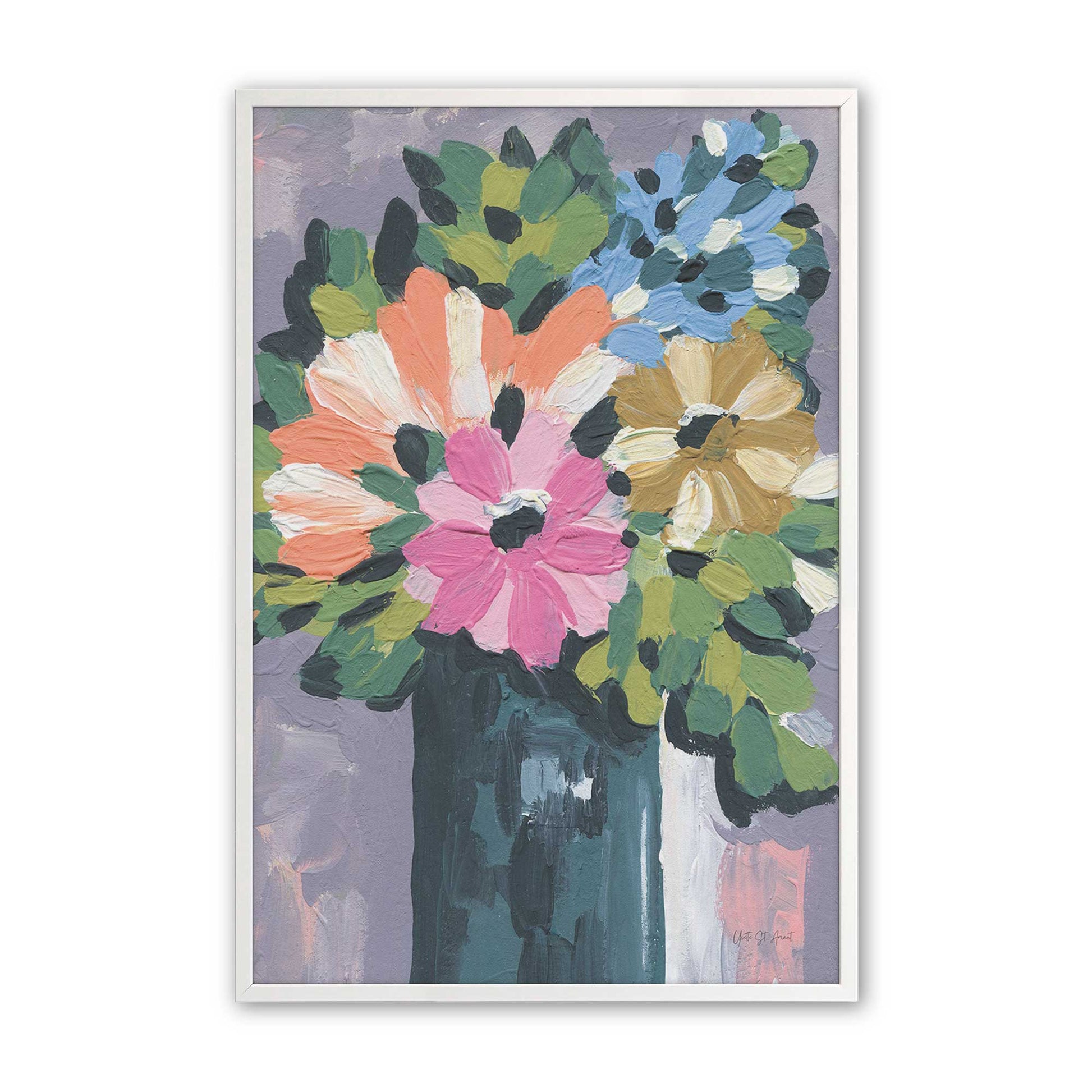 [Color:Opaque White], Picture of art in a Opaque White frame