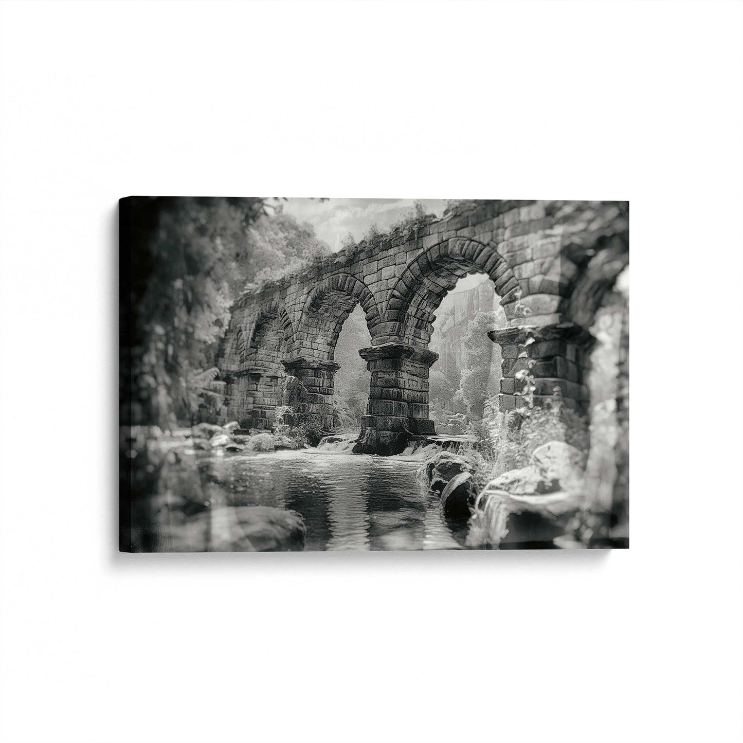 [Color:Stretched Canvas], Picture of art at an angle
