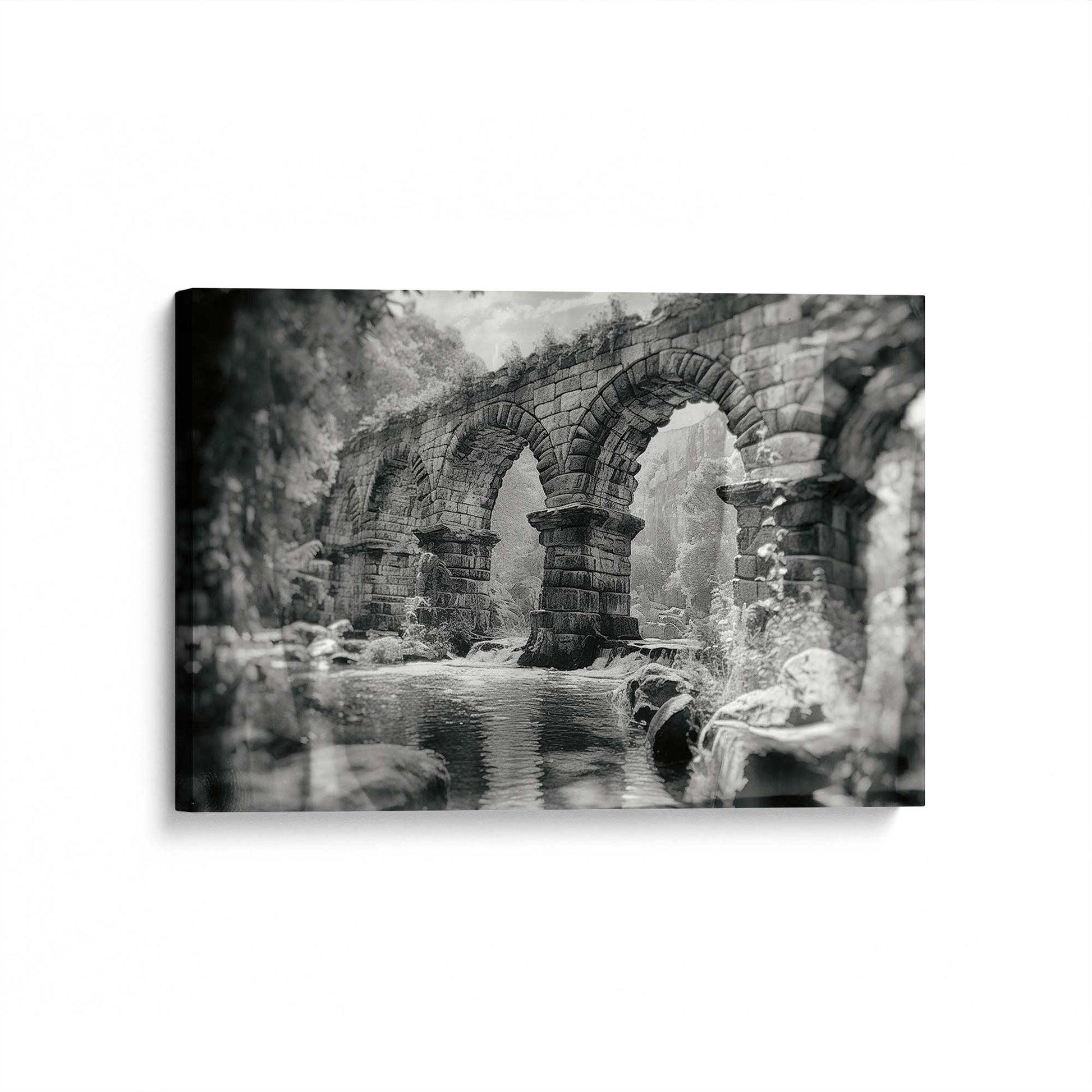 [Color:Stretched Canvas], Picture of art at an angle