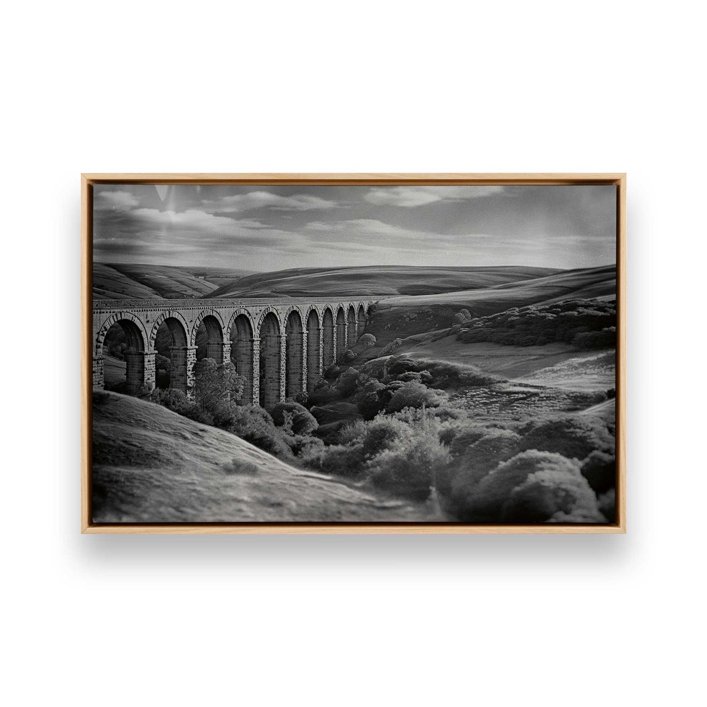 [Color:American Maple], Picture of art in a American Maple frame