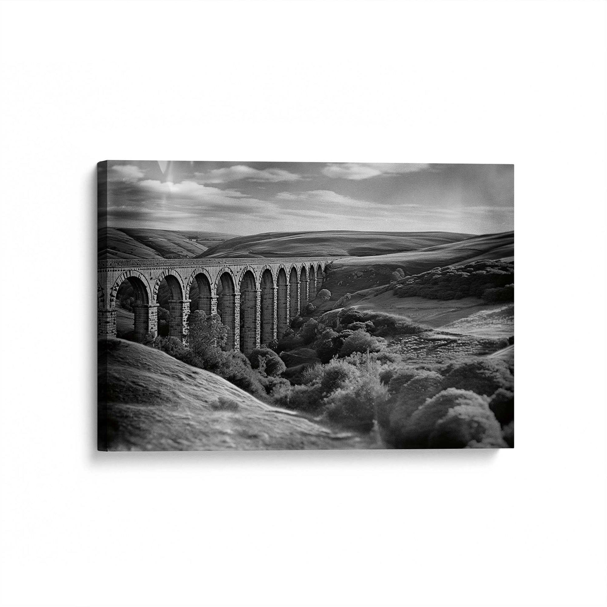 [Color:Stretched Canvas], Picture of art at an angle