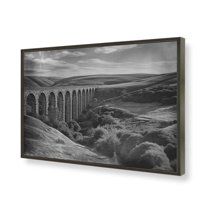 [Color:Satin Black], Picture of art in a Satin Black frame of the corner