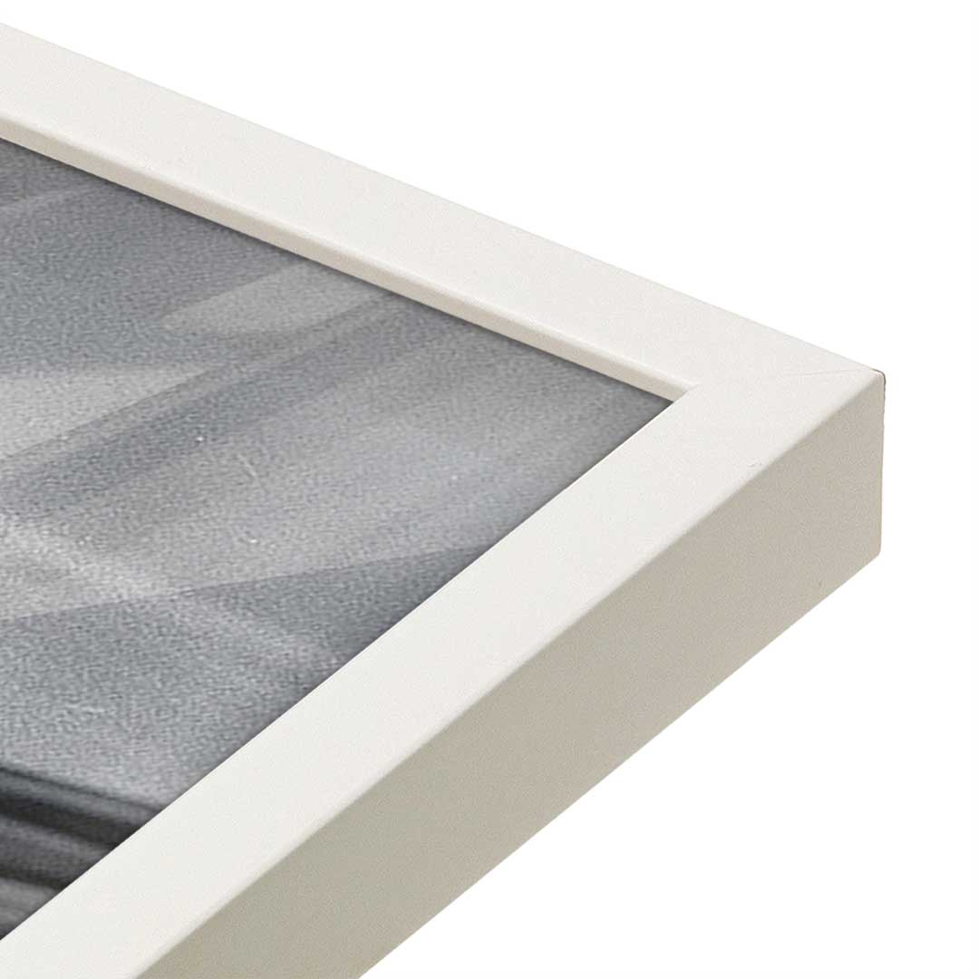 [Color:Opaque White], Picture of art in a Opaque White frame at an angle