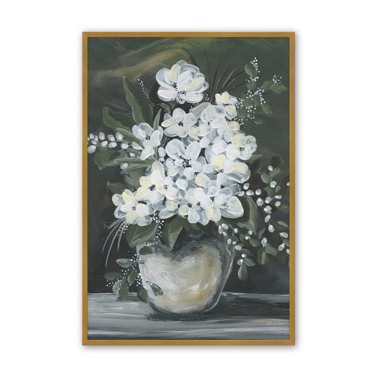 [Color:Polished Gold], Picture of art in a Polished Gold frame