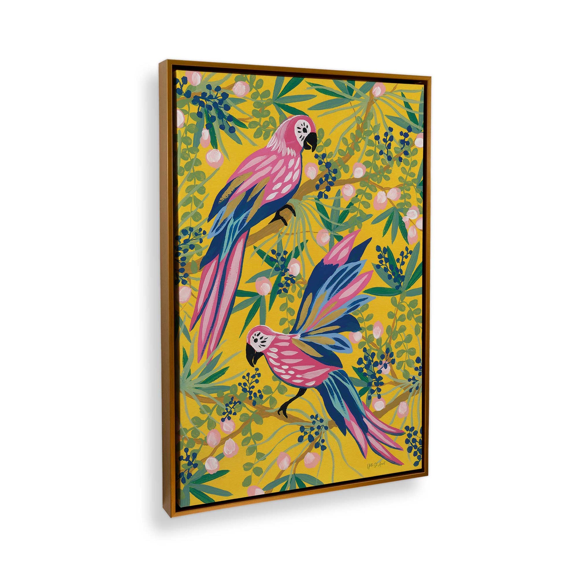 [Color:Polished Gold], Picture of the corner of the art