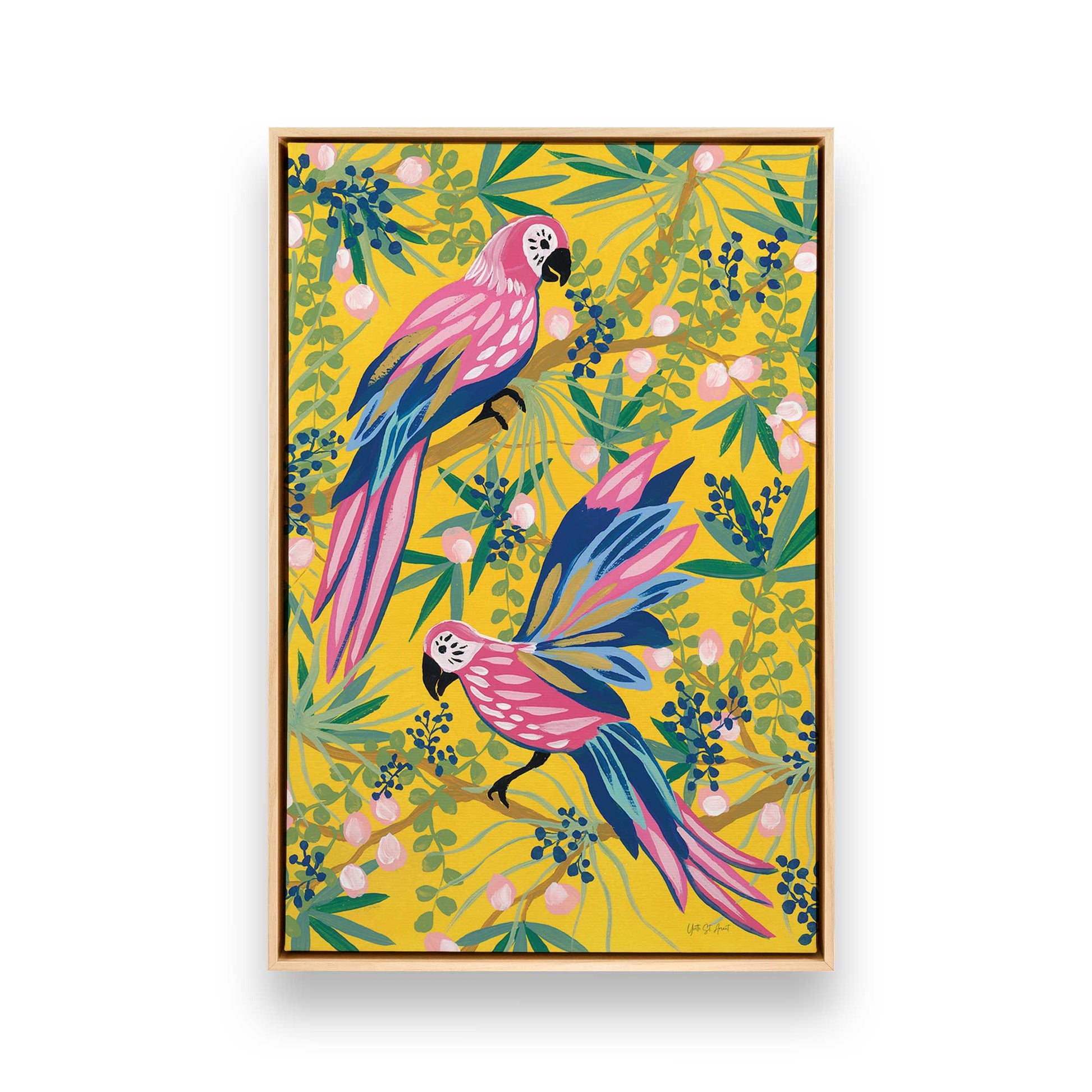 [Color:American Maple], Picture of art in a American Maple frame