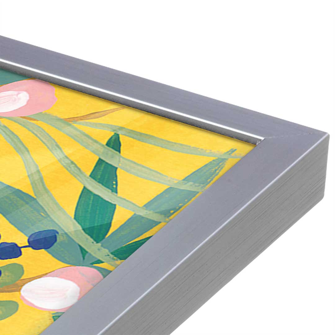 [Color:Polished Chrome], Picture of art in a Polished Chrome frame at an angle