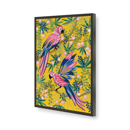 [Color:Satin Black], Picture of art in a Satin Black frame of the corner