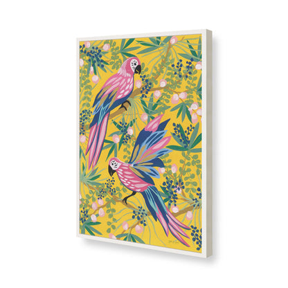[Color:Opaque White], Picture of art in a Opaque White frame of the corner