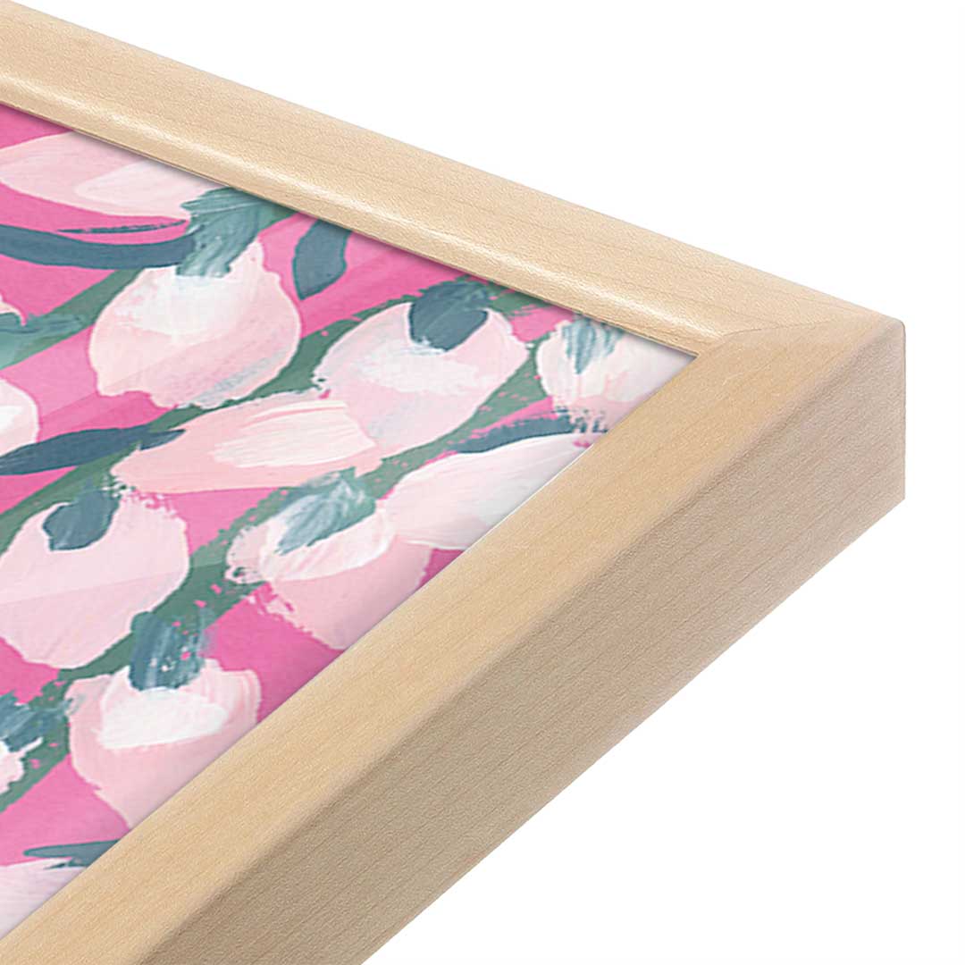 [Color:Raw Maple], Picture of art in a Raw Maple frame at an angle