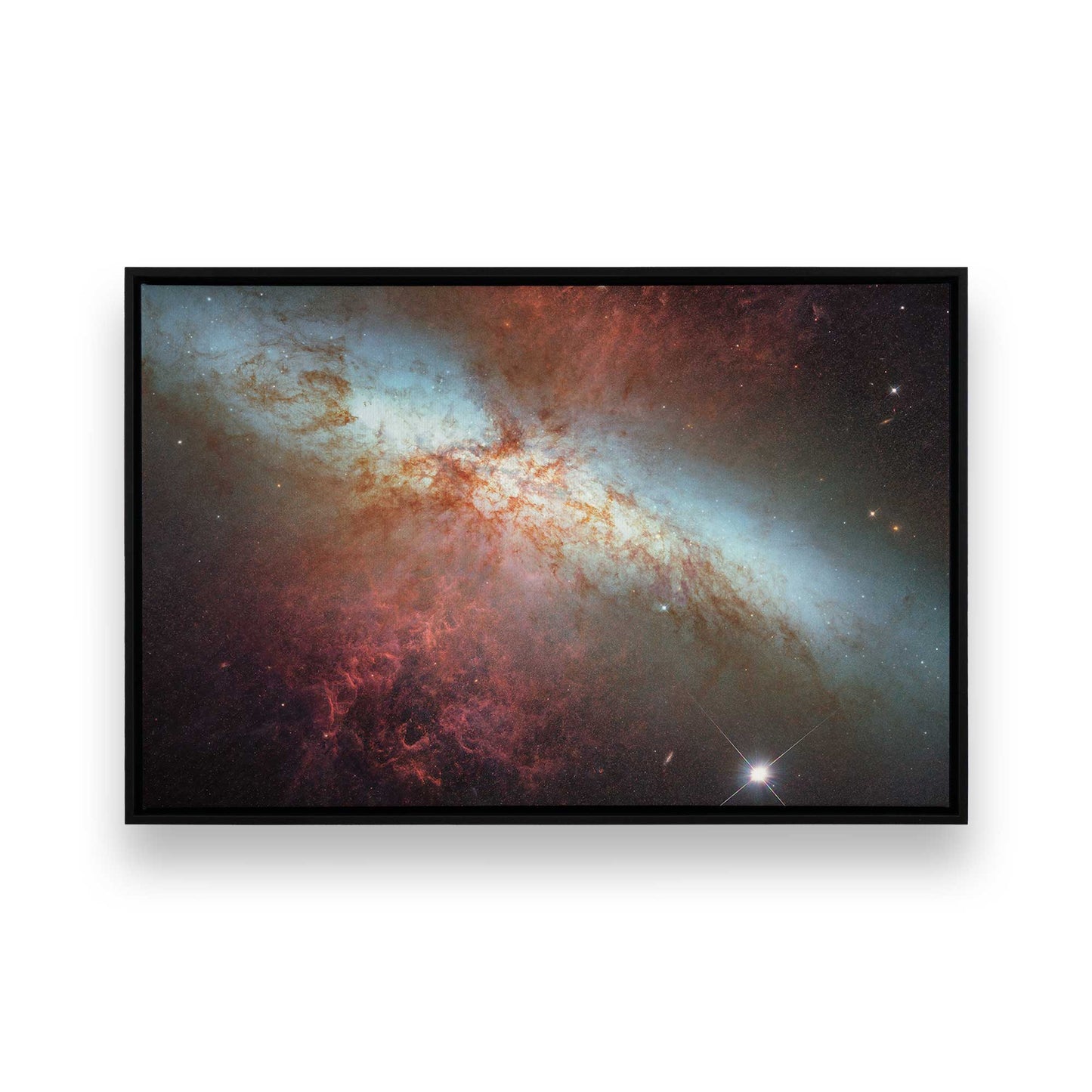 [Color:Satin Black], Picture of art in a Satin Black frame