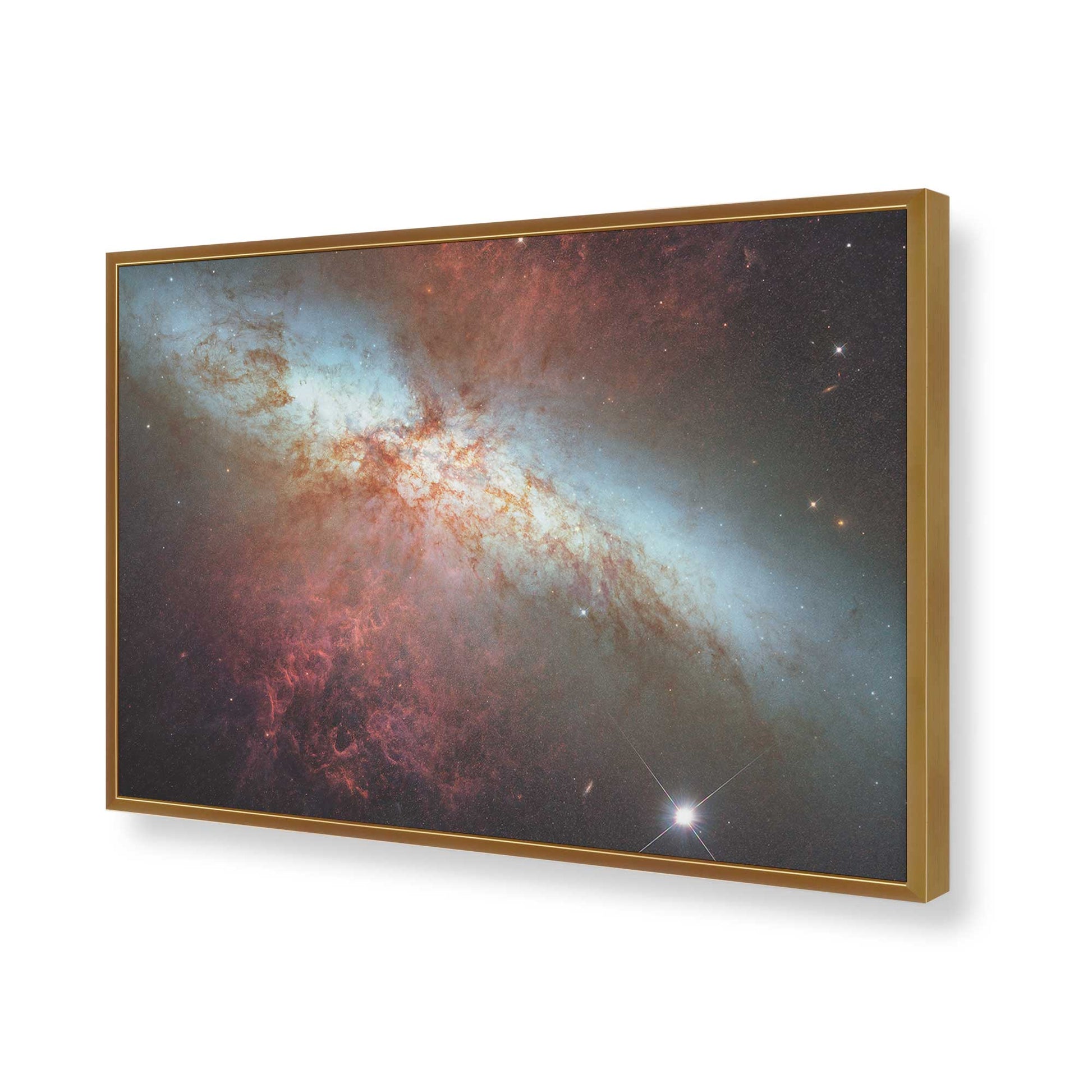 [Color:Polished Gold], Picture of art in a Polished Gold frame of the corner