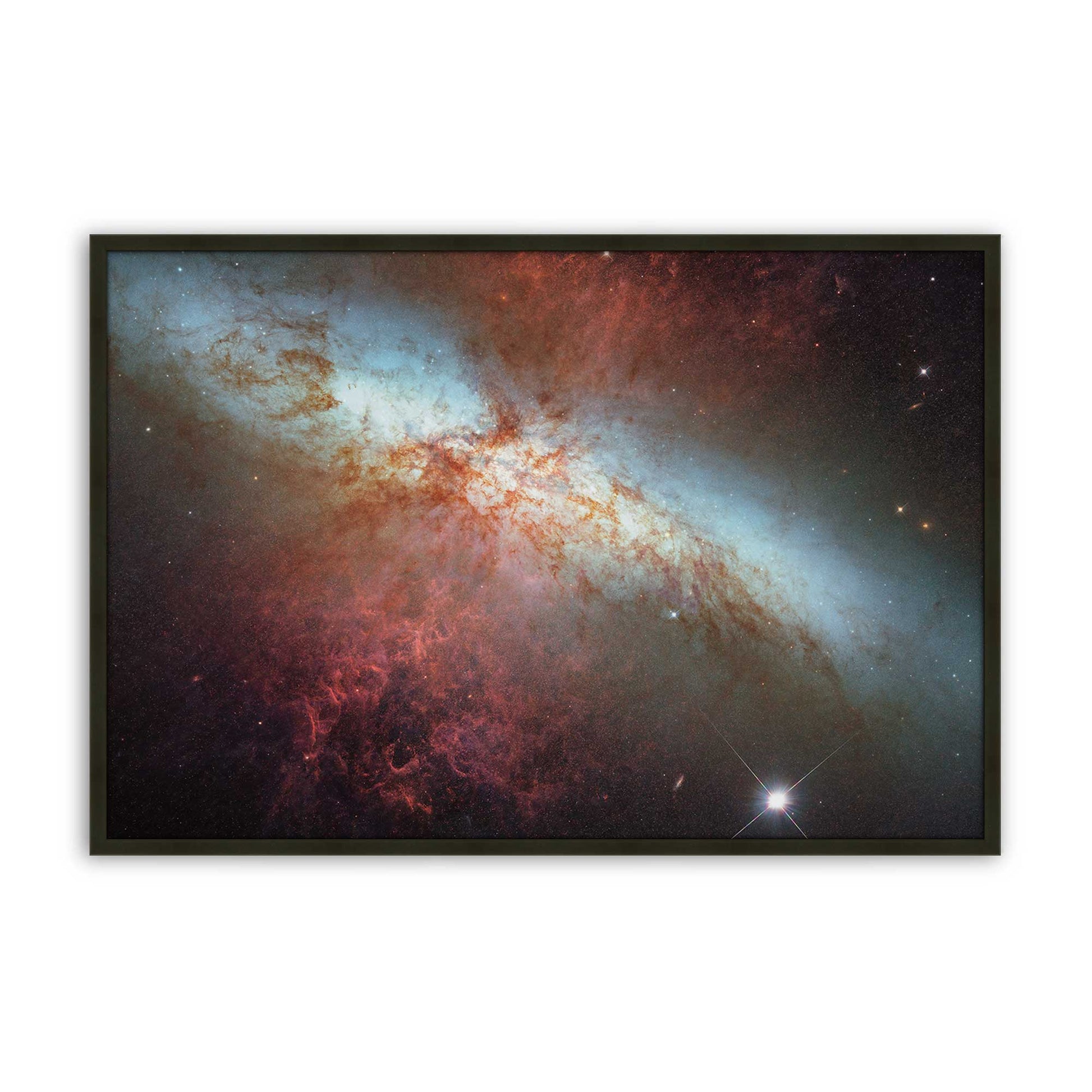 [Color:Satin Black], Picture of art in a Satin Black frame