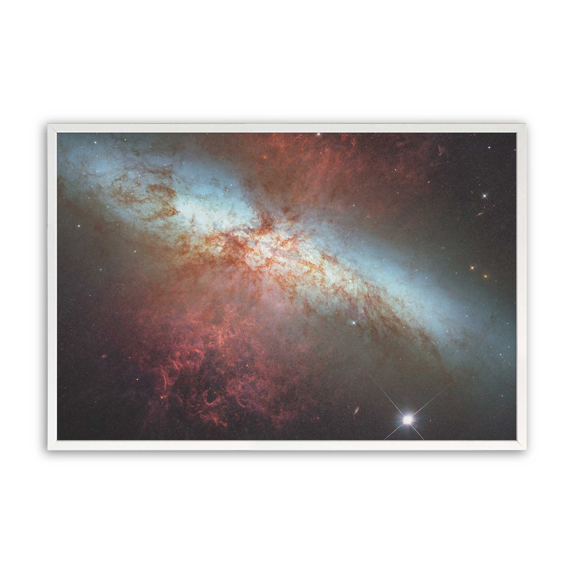 [Color:Opaque White], Picture of art in a Opaque White frame