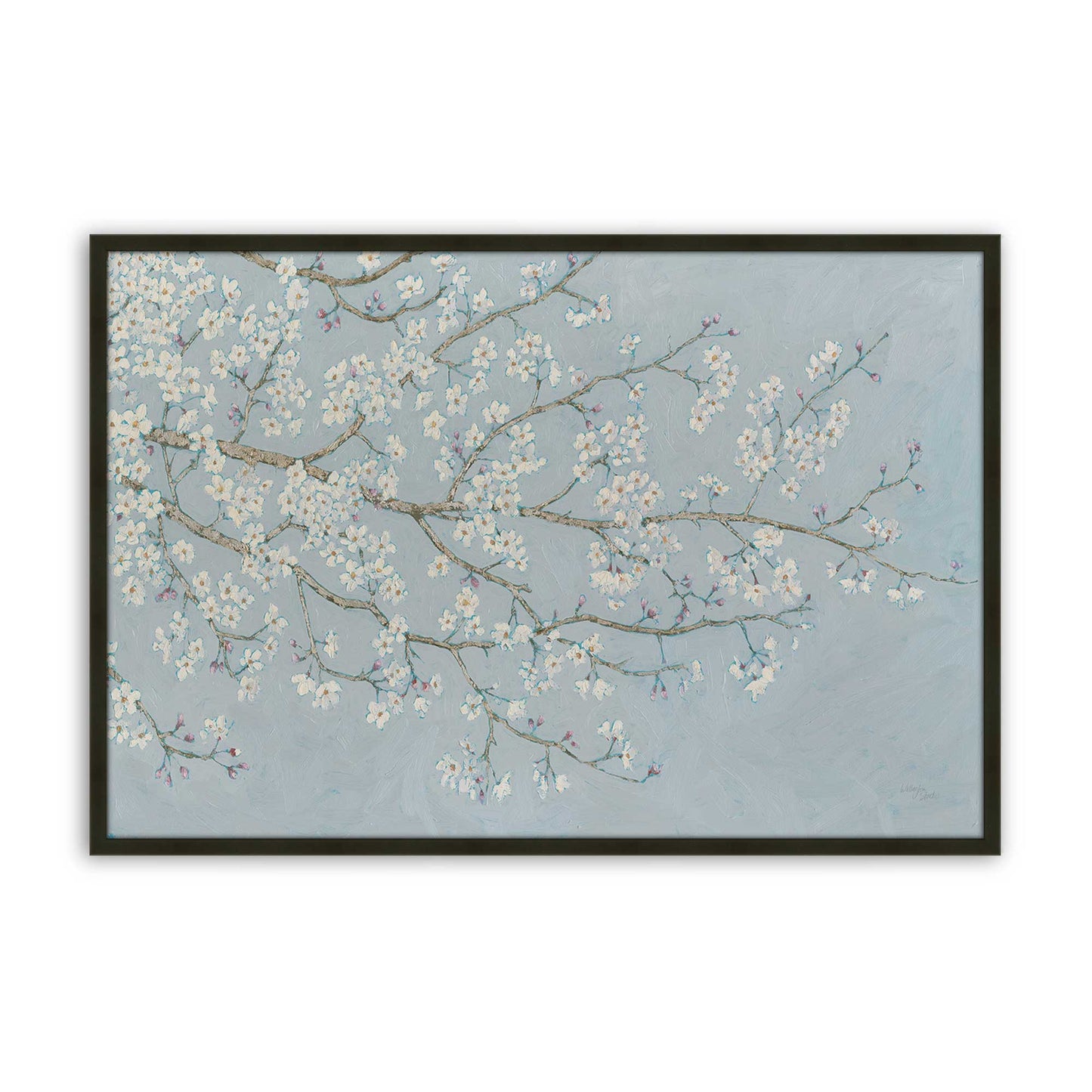 [Color:Satin Black], Picture of art in a Satin Black frame