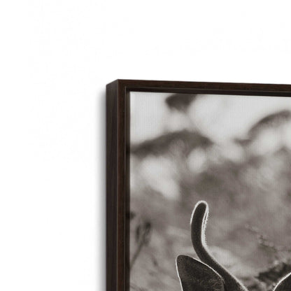 [Color:Espresso], Picture of art in a Espresso frame at an angle