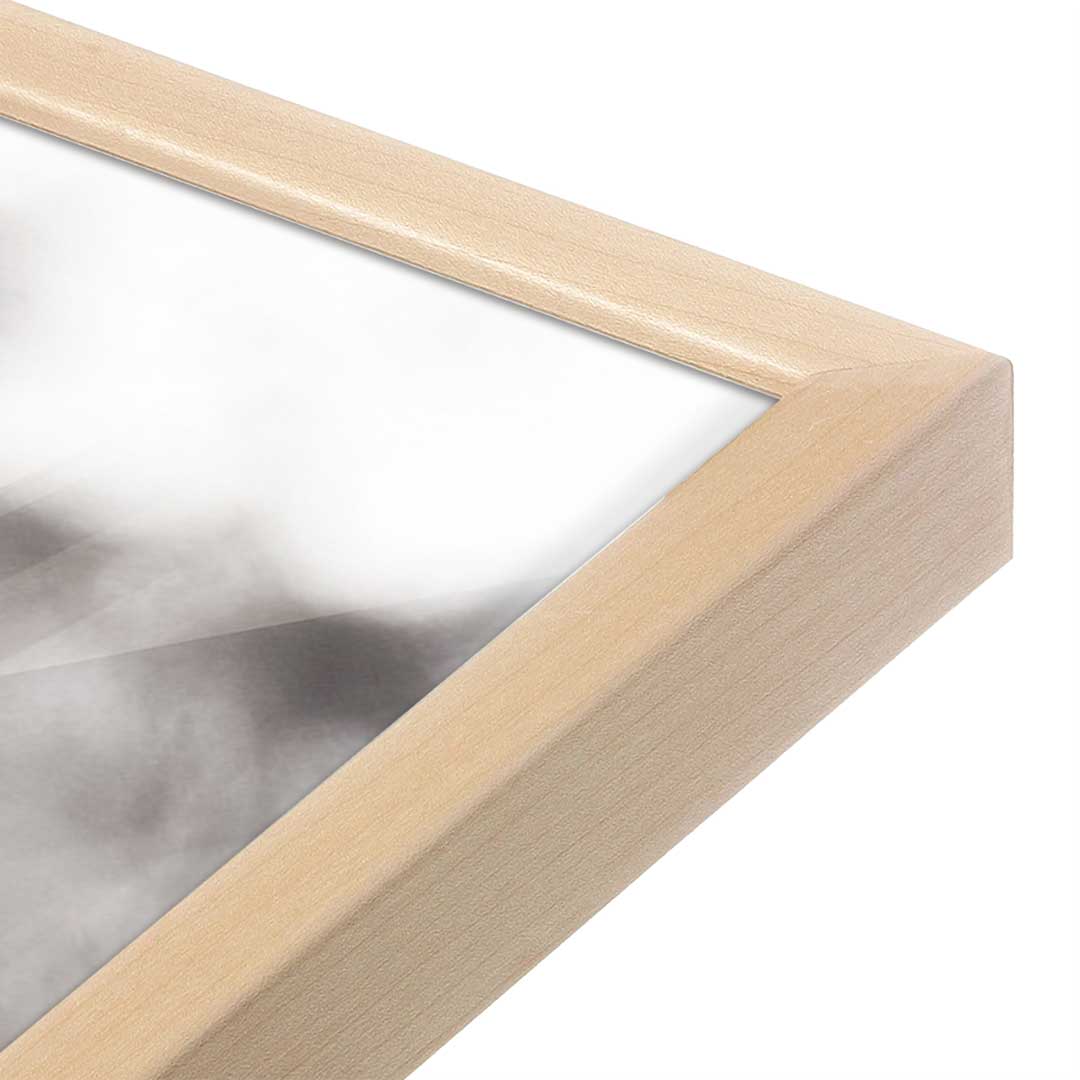 [Color:Raw Maple], Picture of art in a Raw Maple frame at an angle