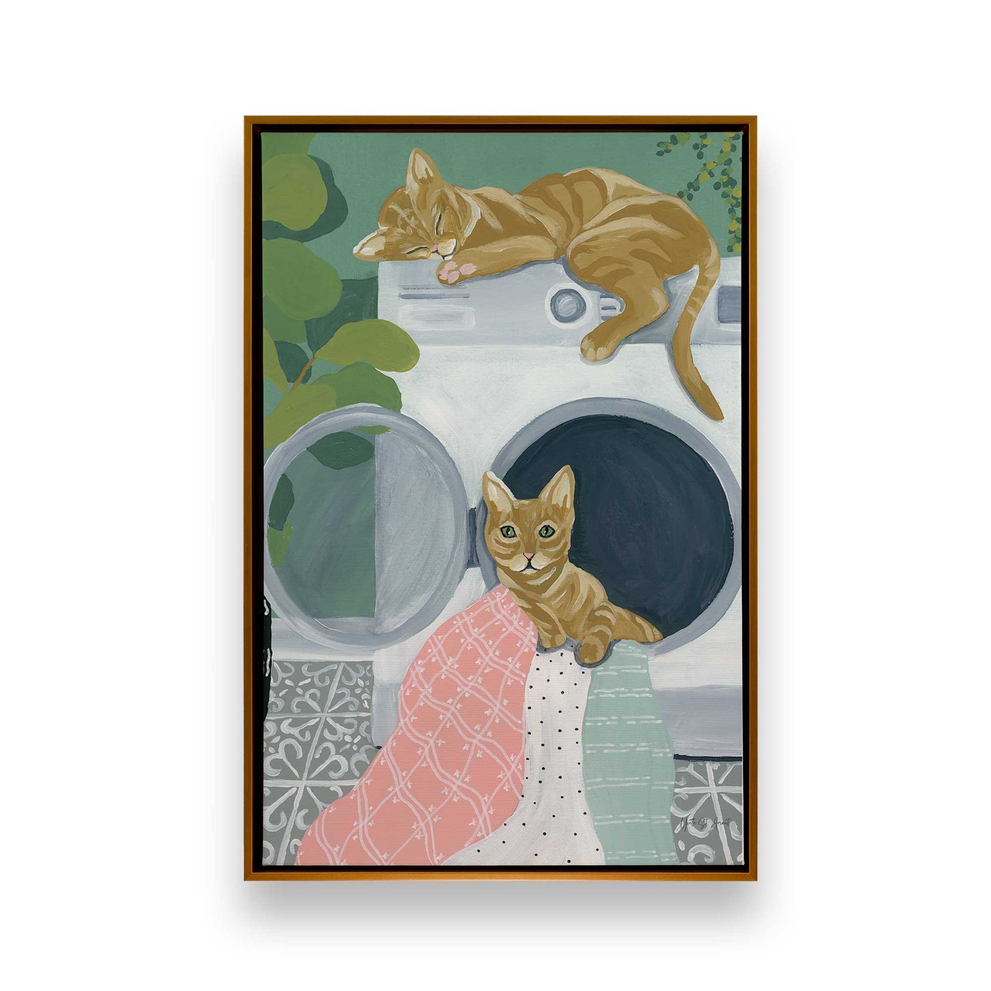 [Color:Polished Gold], Picture of art in a Polished Gold frame