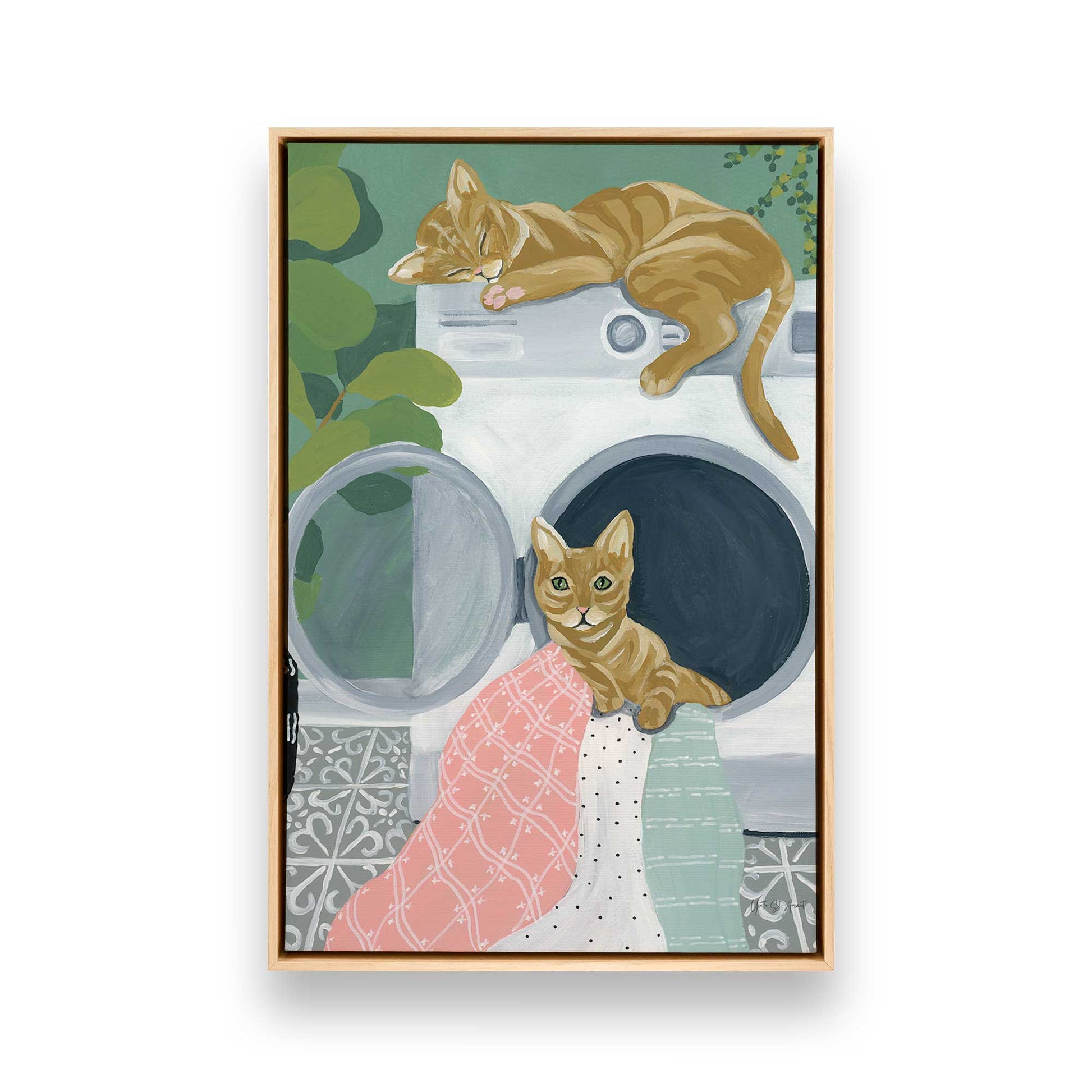[Color:American Maple], Picture of art in a American Maple frame
