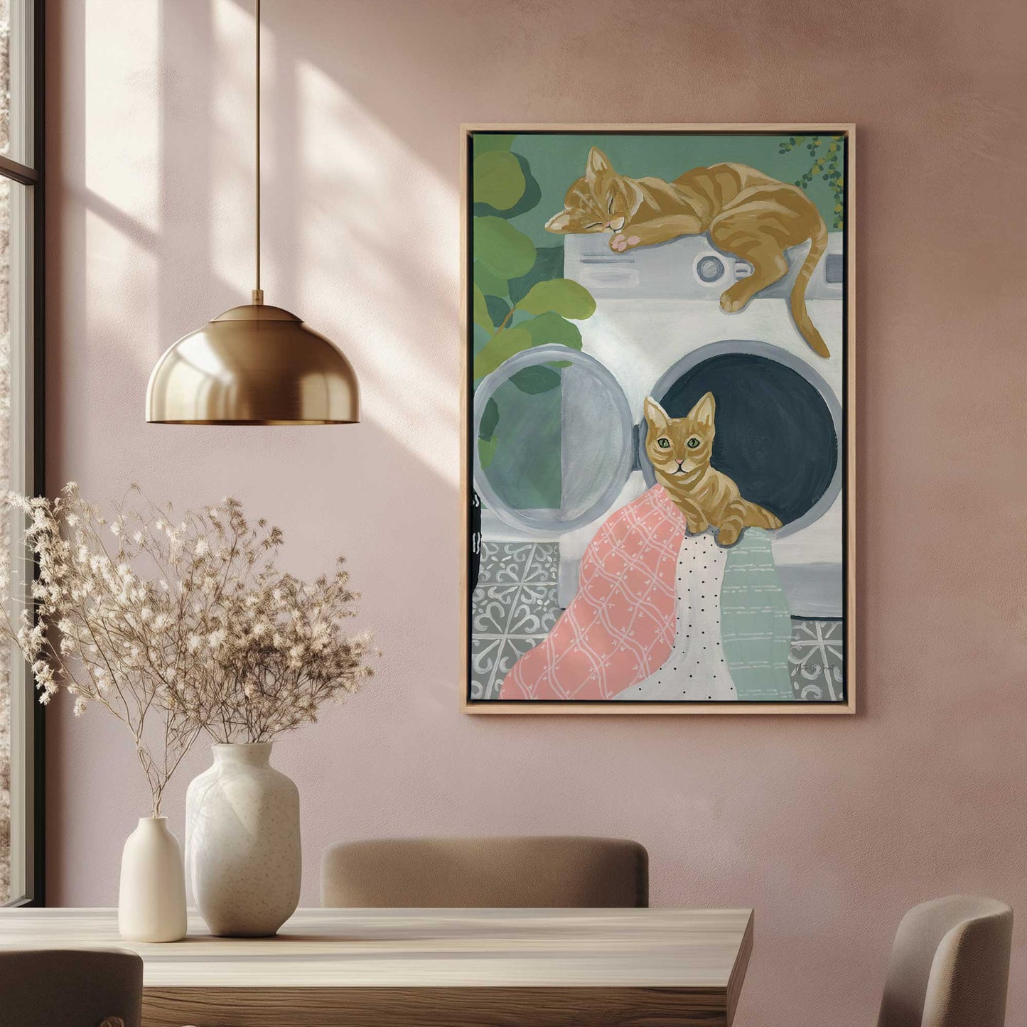 Picture of art in a room