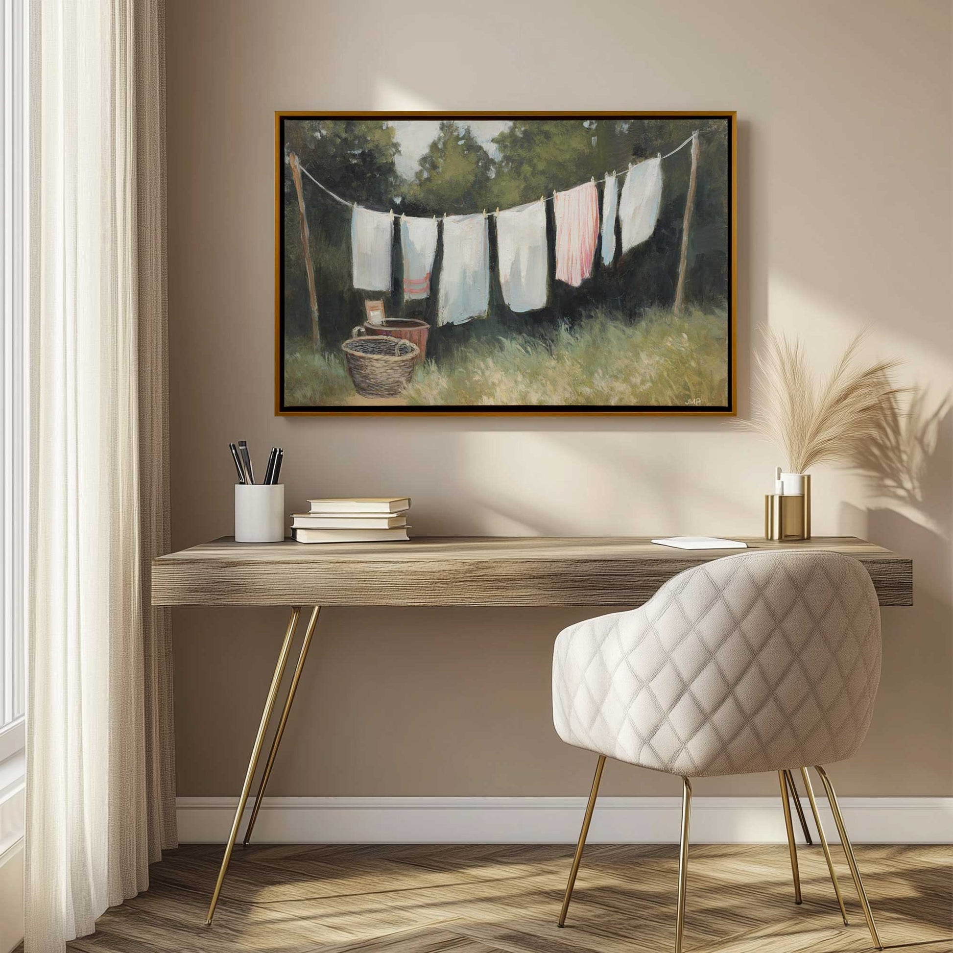 Picture of art in a room