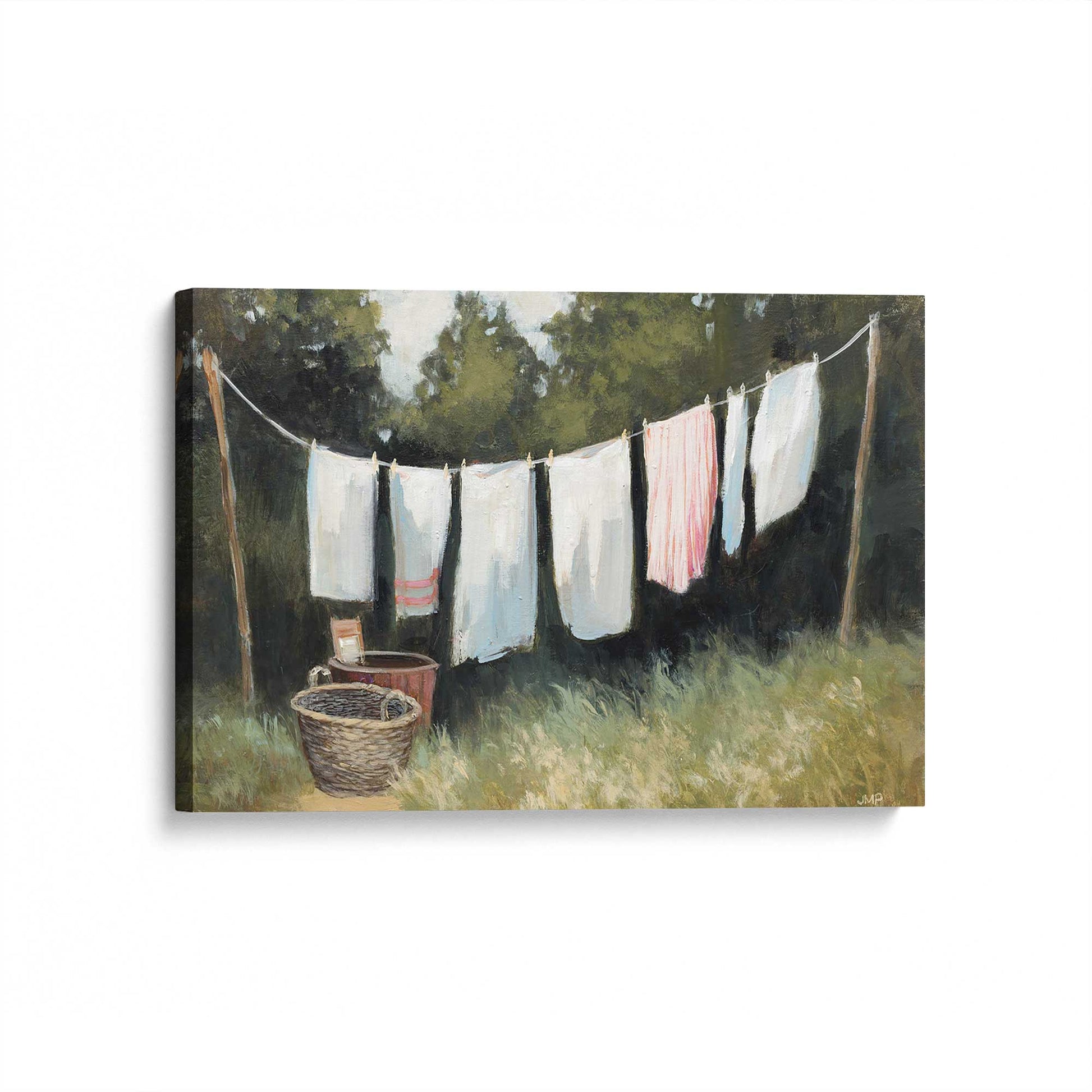 [Color:Stretched Canvas], Picture of art at an angle