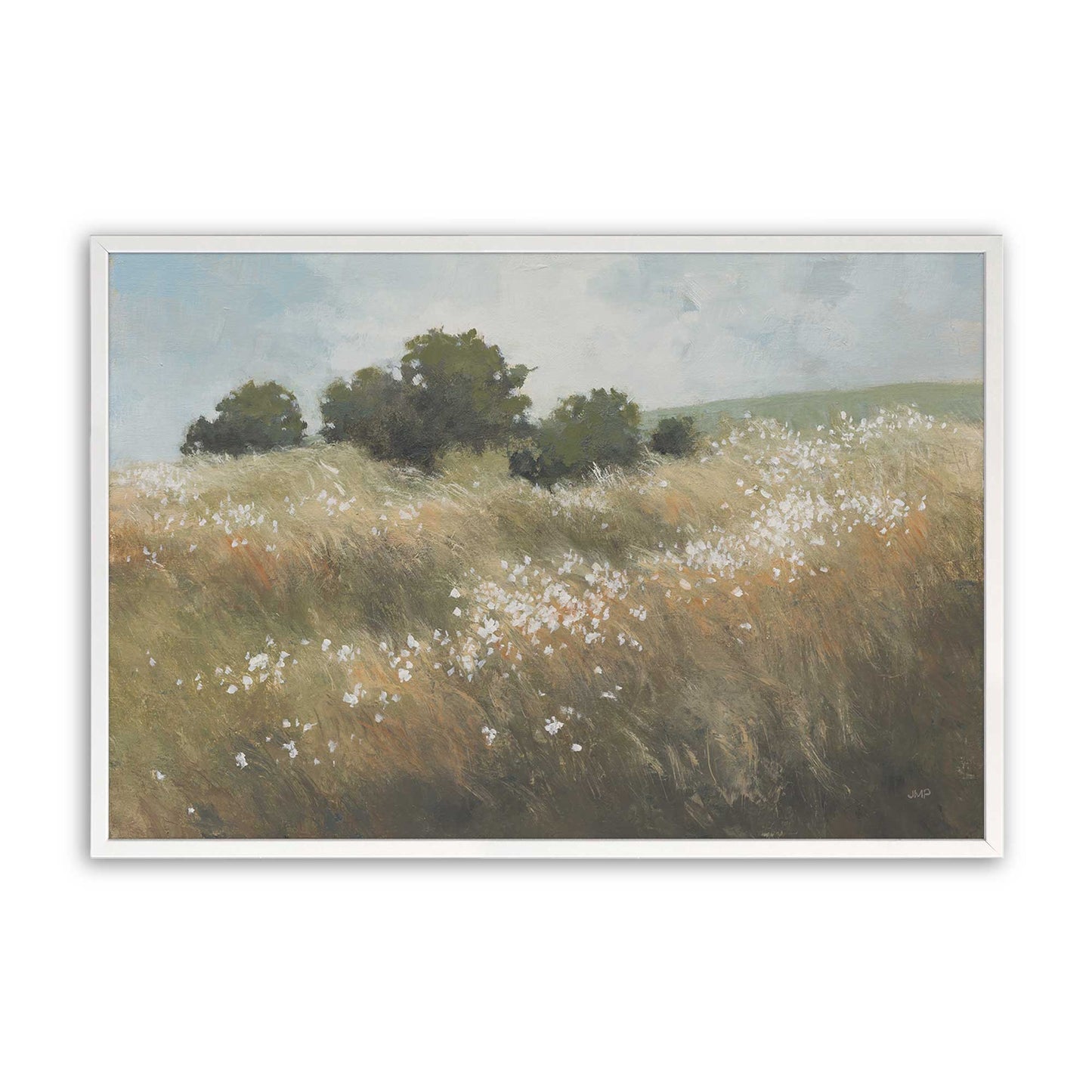 [Color:Opaque White], Picture of art in a Opaque White frame