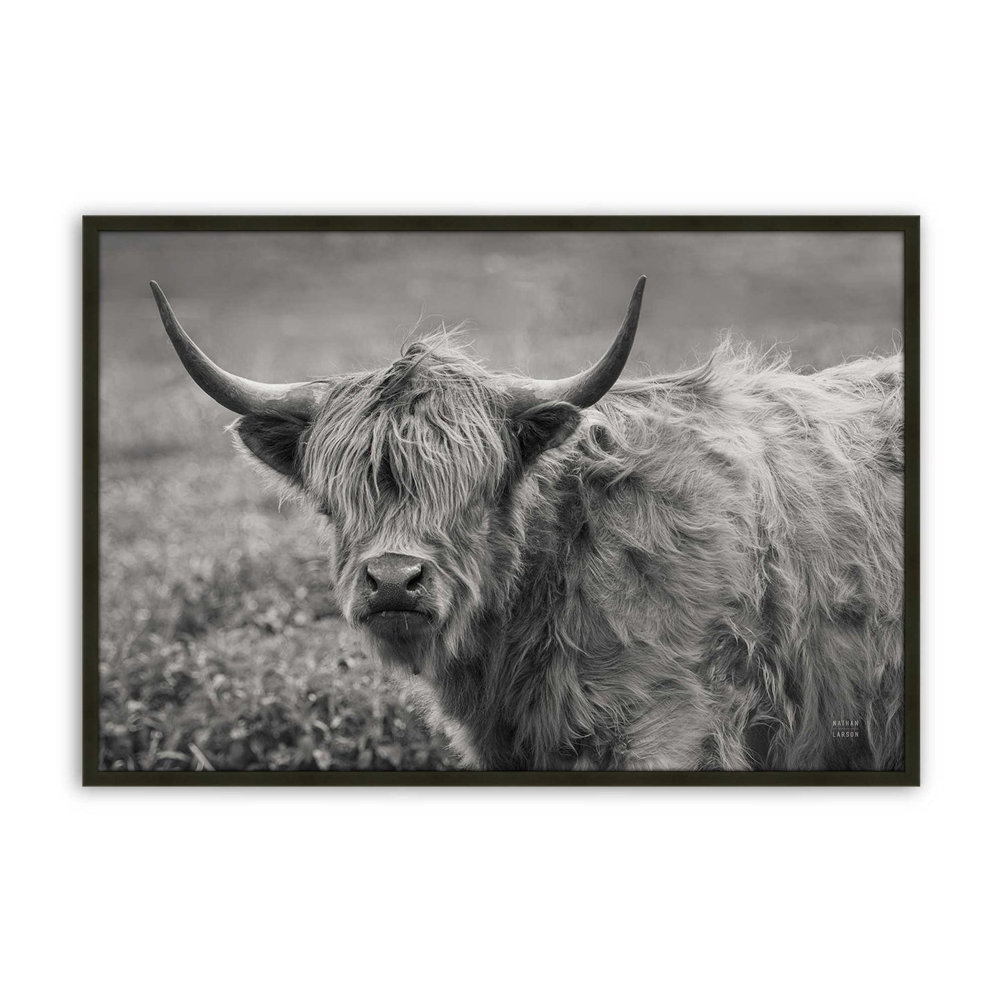 [Color:Satin Black], Picture of art in a Satin Black frame