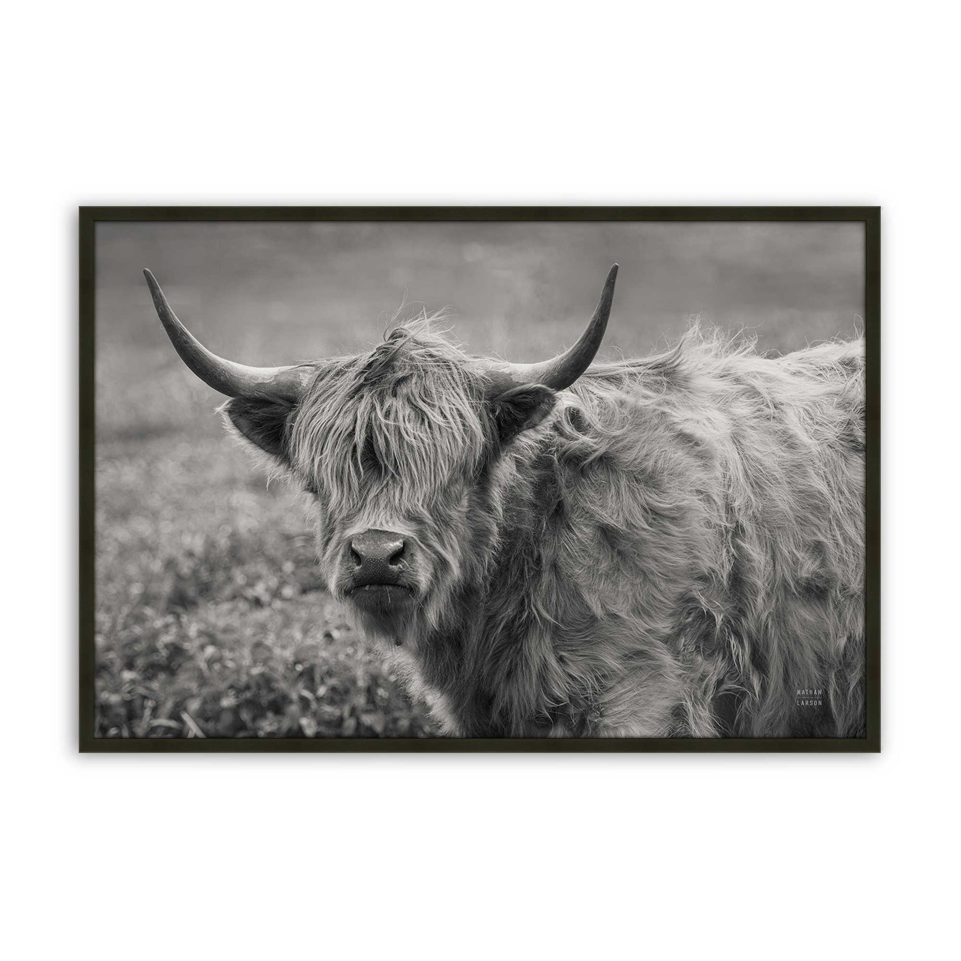 [Color:Satin Black], Picture of art in a Satin Black frame