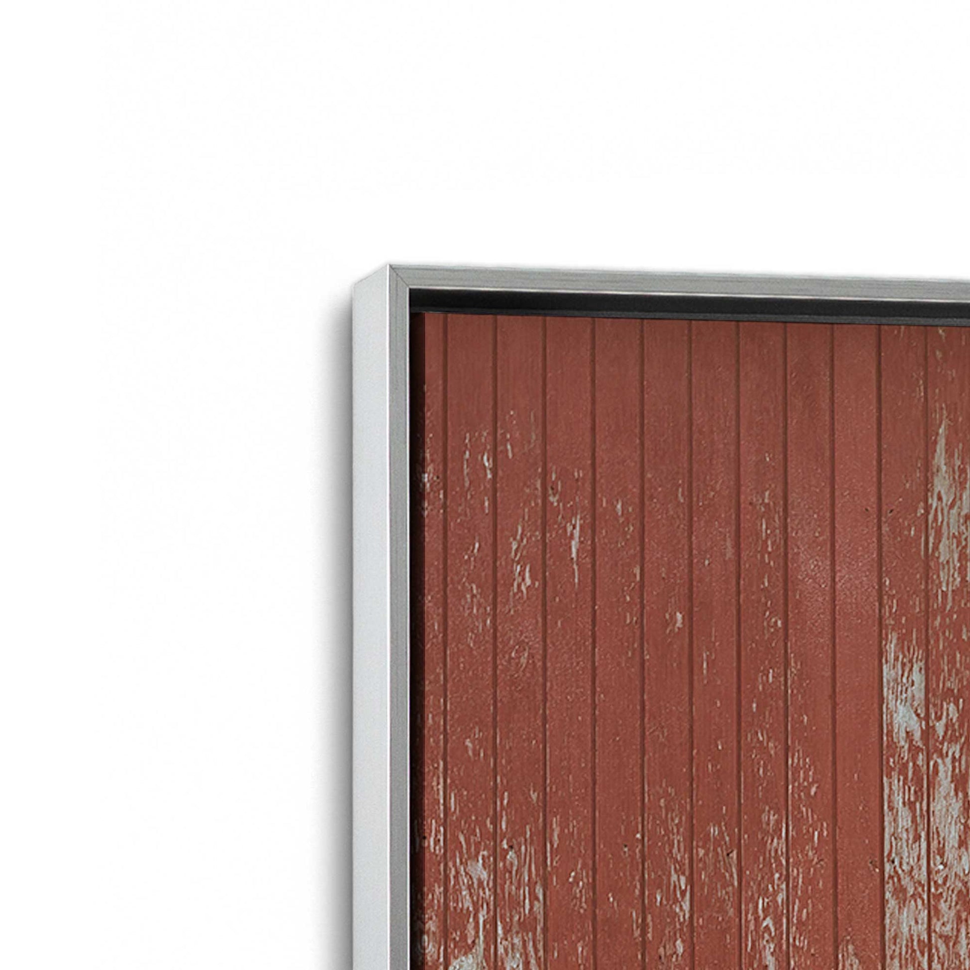 [Color:Polished Chrome], Picture of art in a Polished Chrome frame at an angle