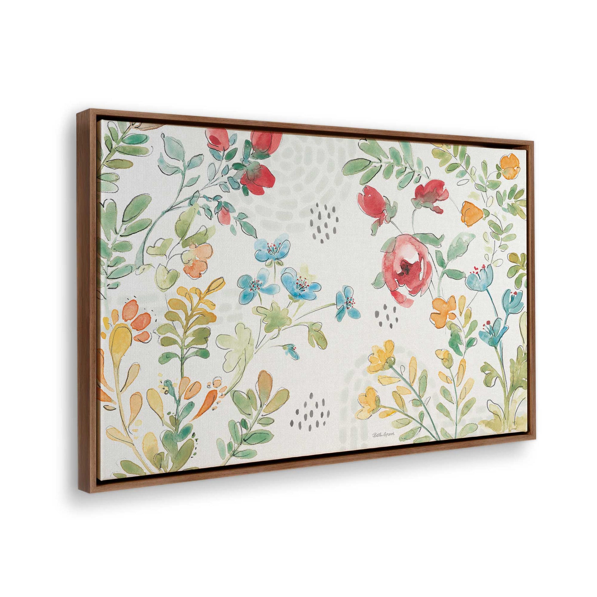 [Color:Walnut], Picture of the corner of the art