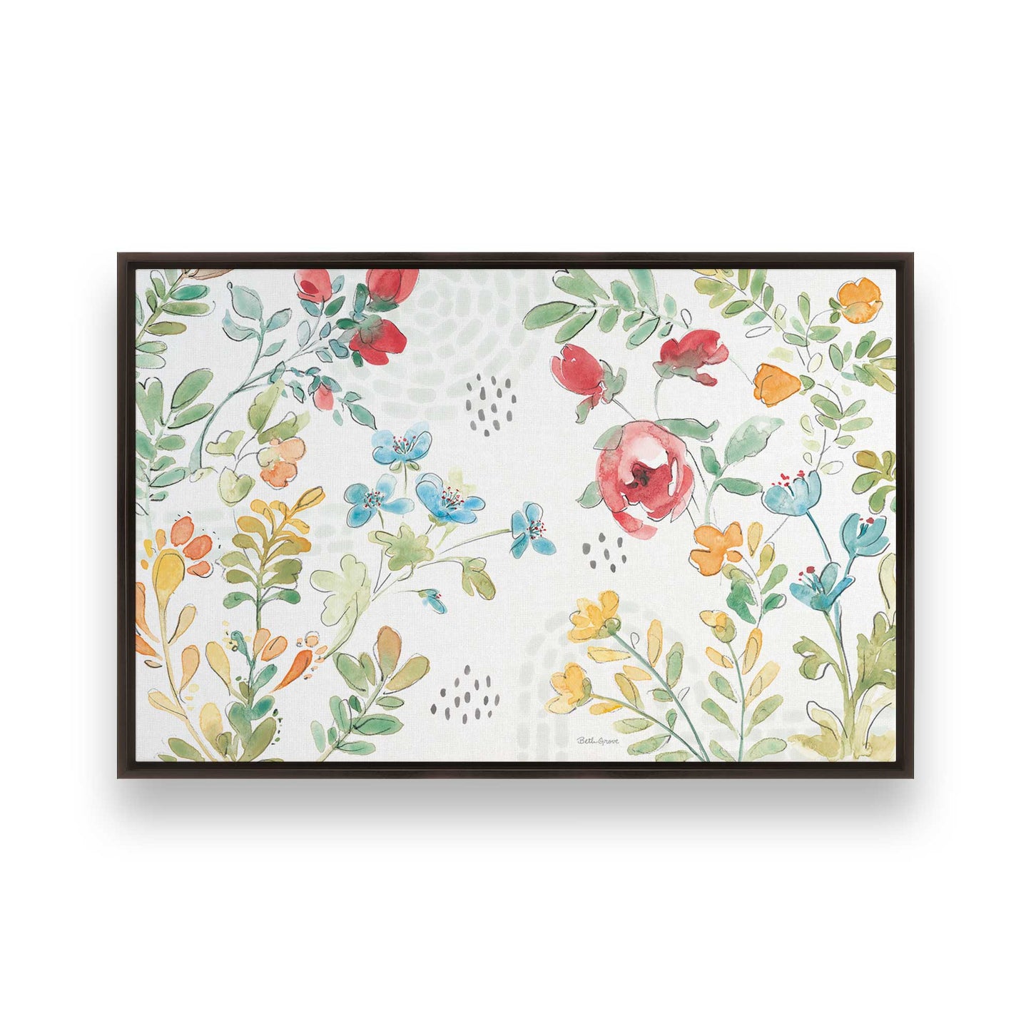 [Color:Espresso], Picture of art in a Espresso frame