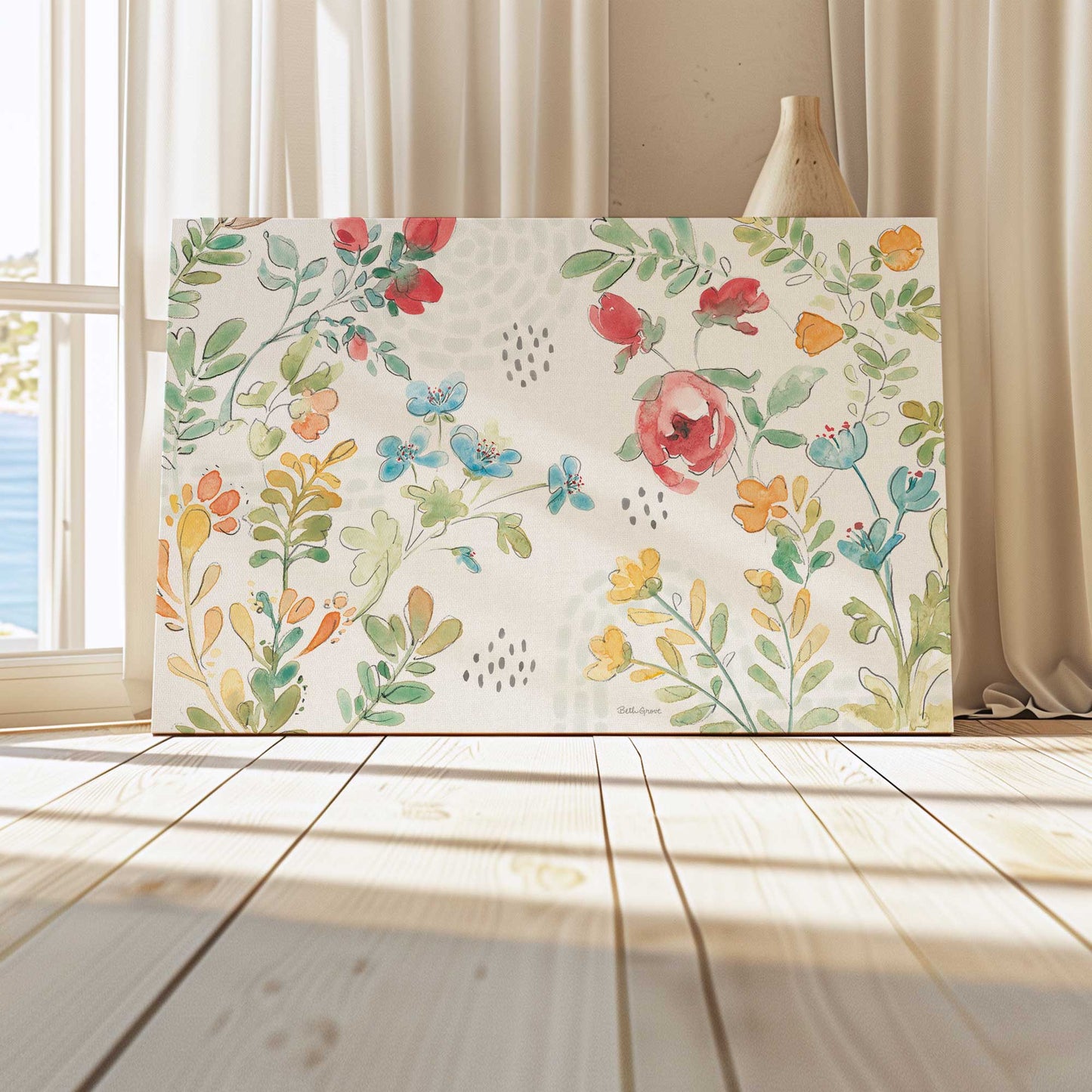 Picture of art in a room