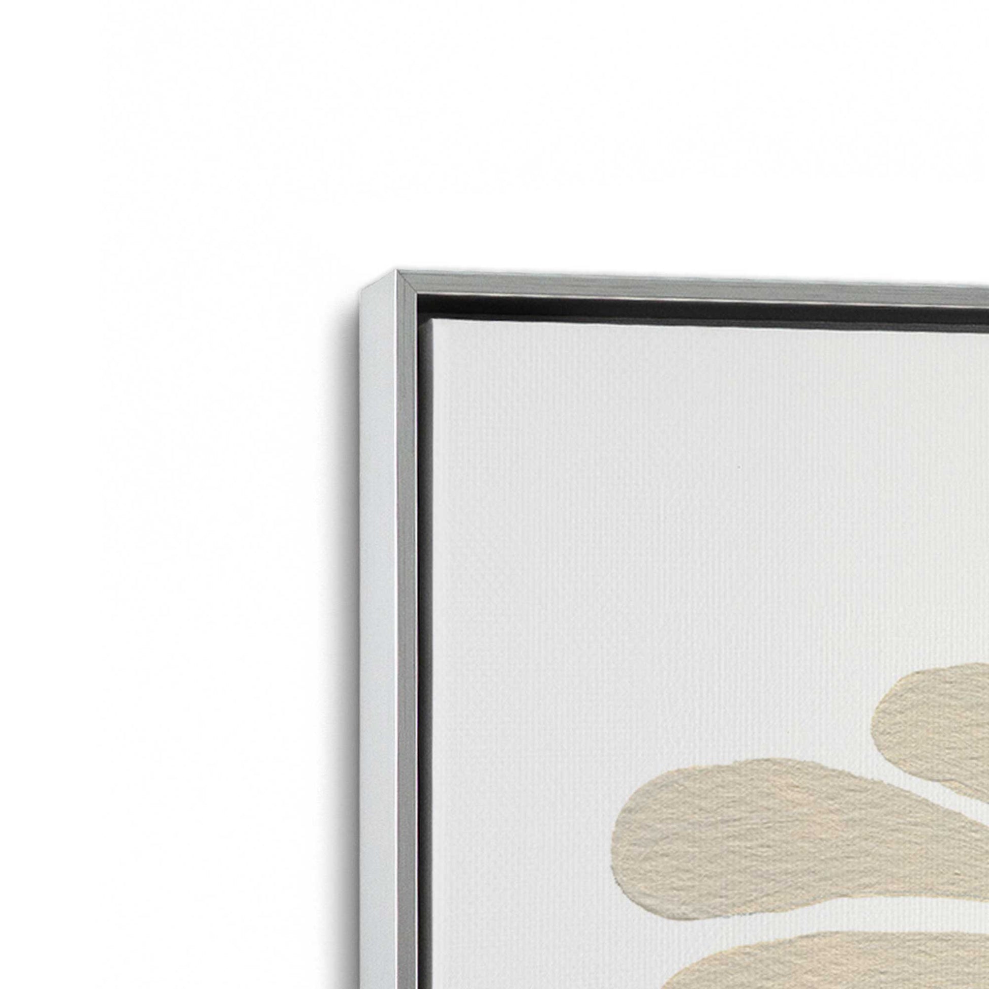 [Color:Polished Chrome], Picture of art in a Polished Chrome frame at an angle