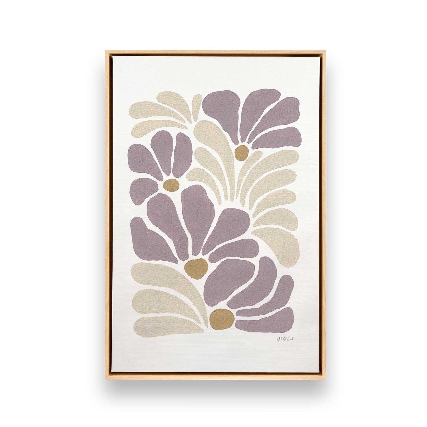 [Color:American Maple], Picture of art in a American Maple frame