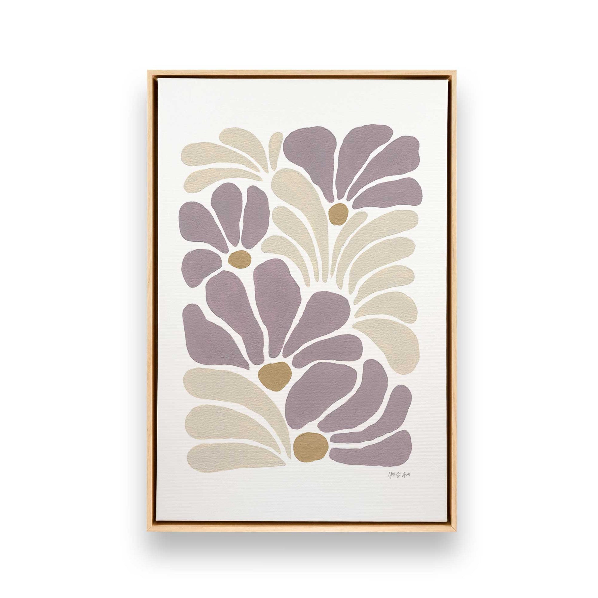 [Color:American Maple], Picture of art in a American Maple frame